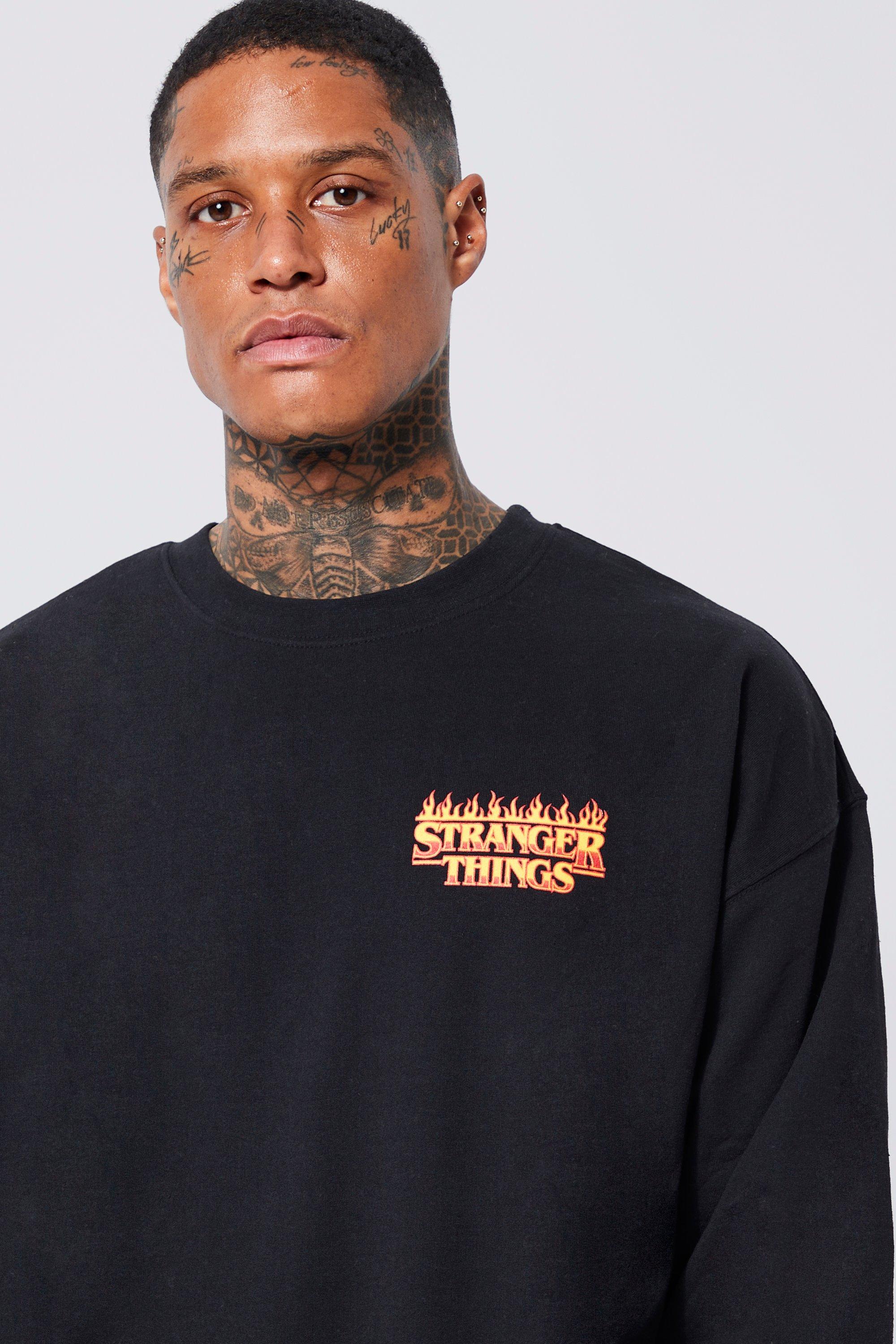 Stranger things black sweatshirt online