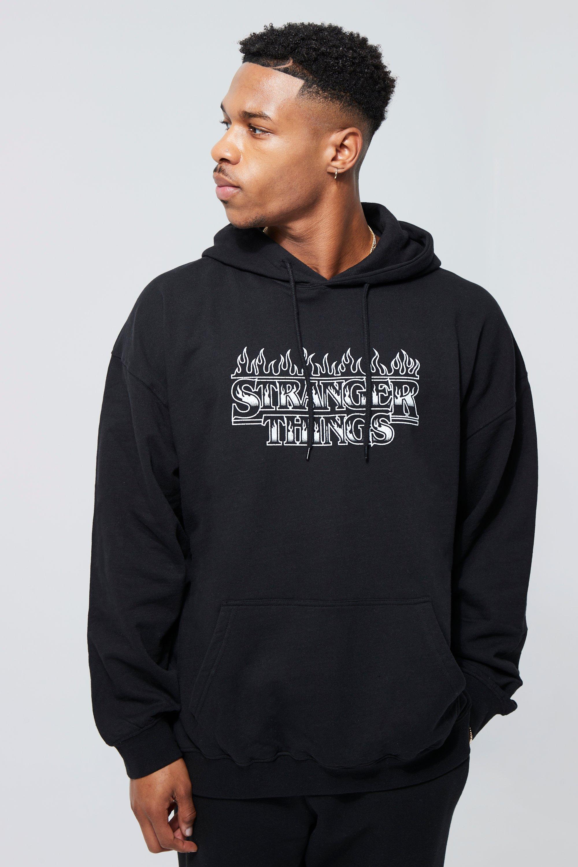 Stranger things oversized hoodie hot sale