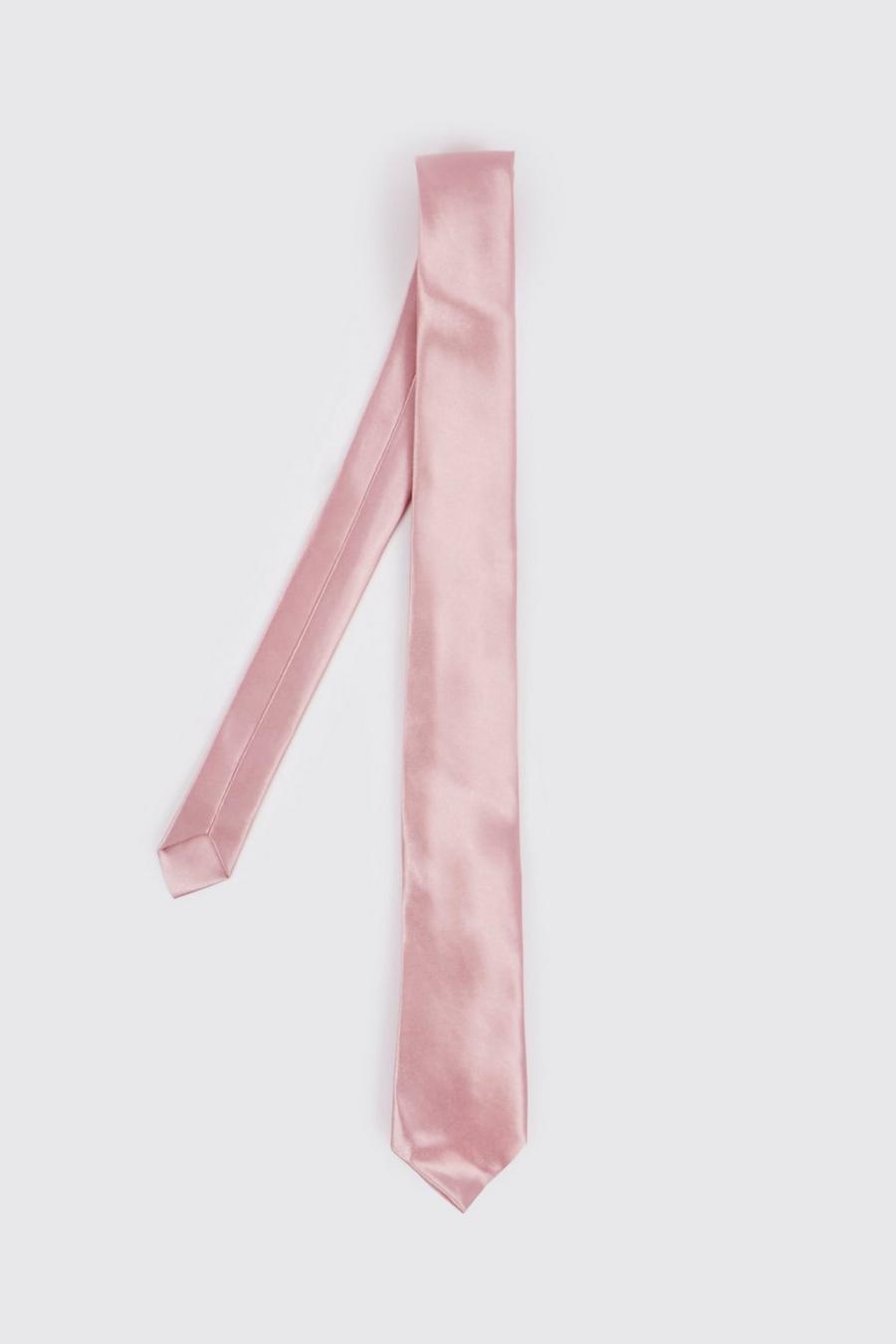 Pink Plain Tie image number 1