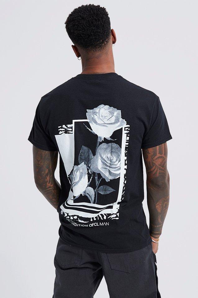 black and white graphic shirts