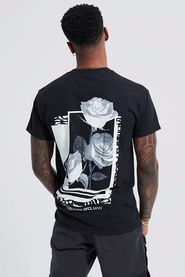 Rose Graphic T-shirt black