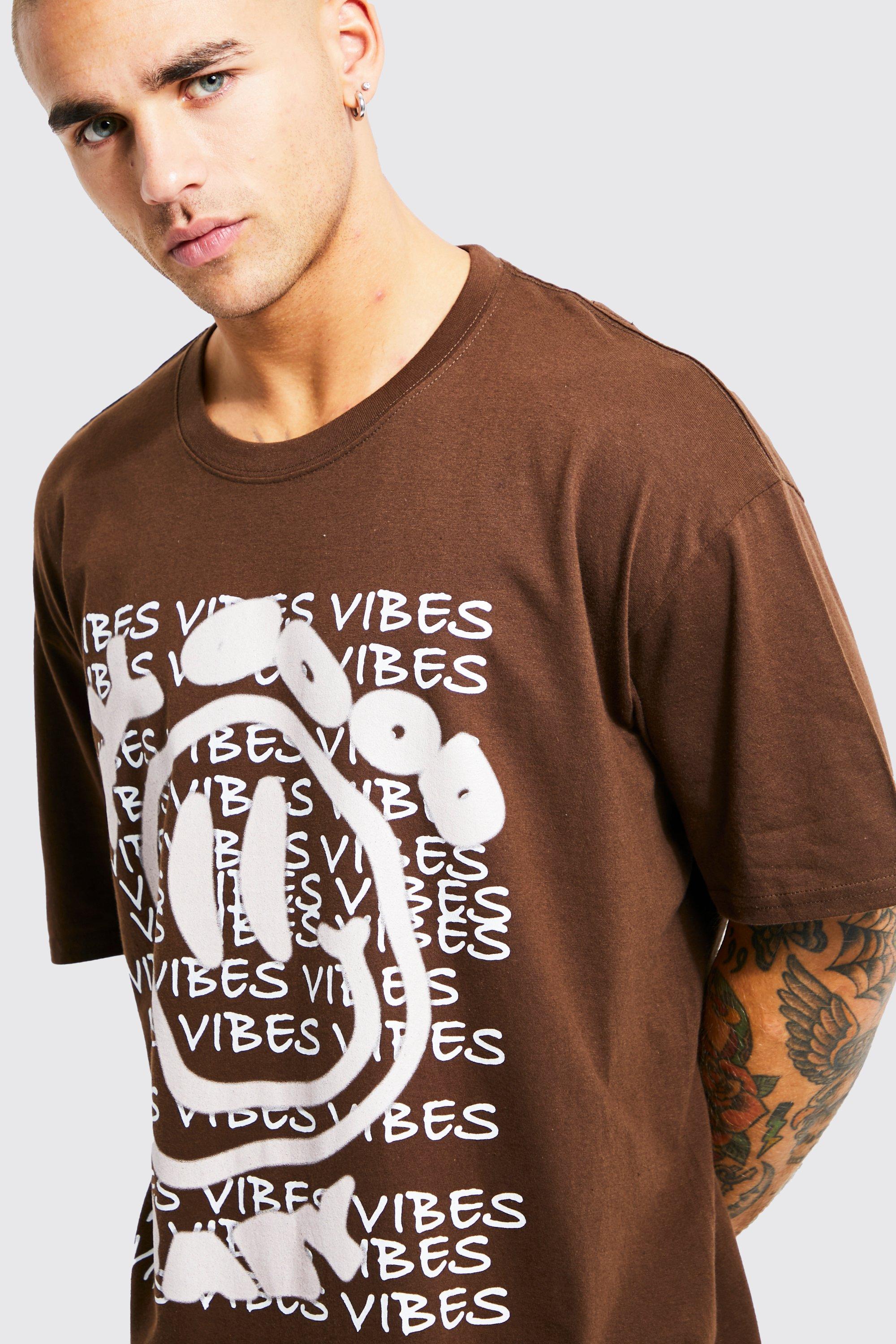 Men's Ebs Print Outfit - Comfortable And Stylish Crew Neck Tee And