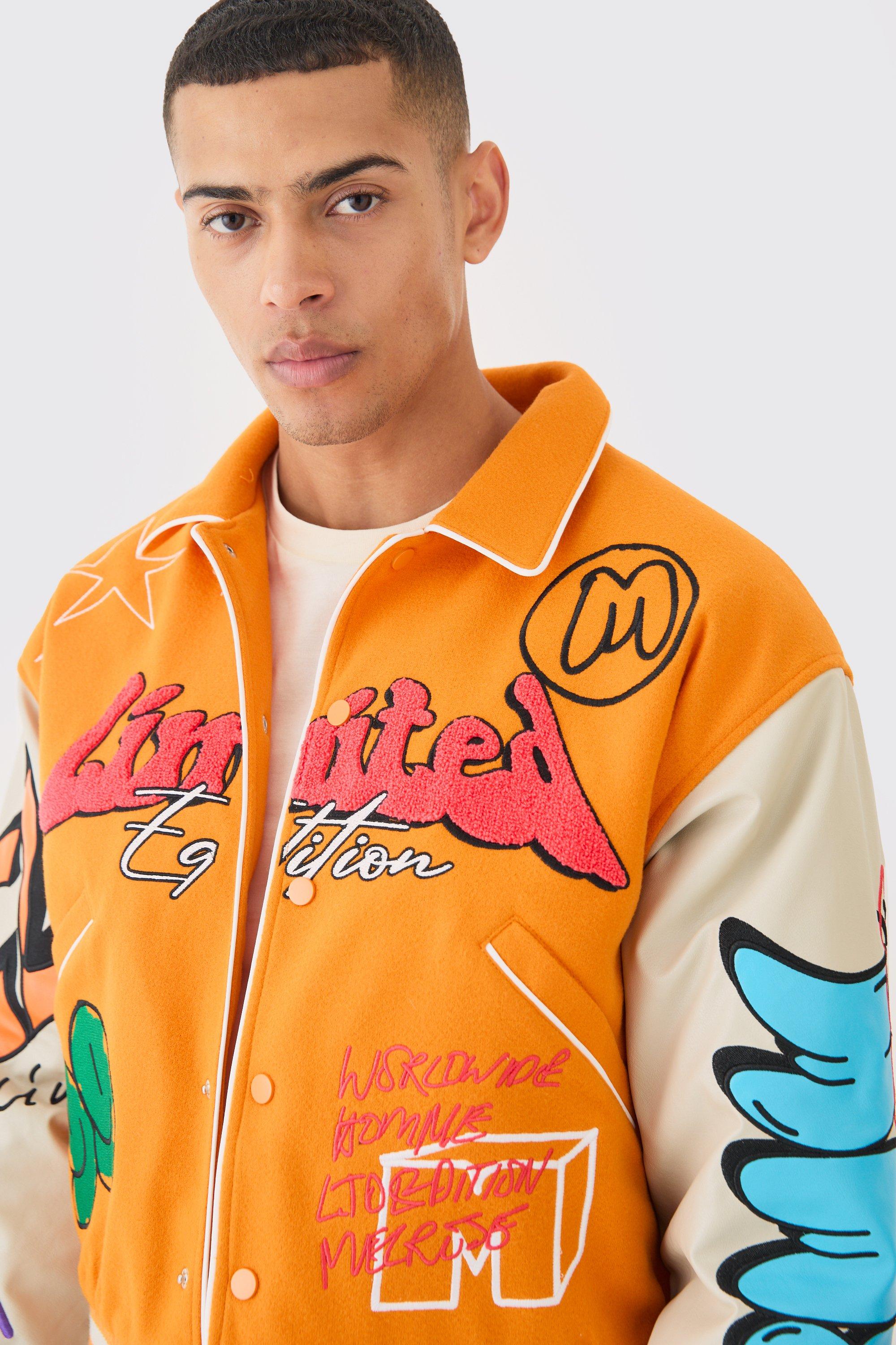 Amazon.com : Fire Flame Yin and Yang Men's Bomber Jacket