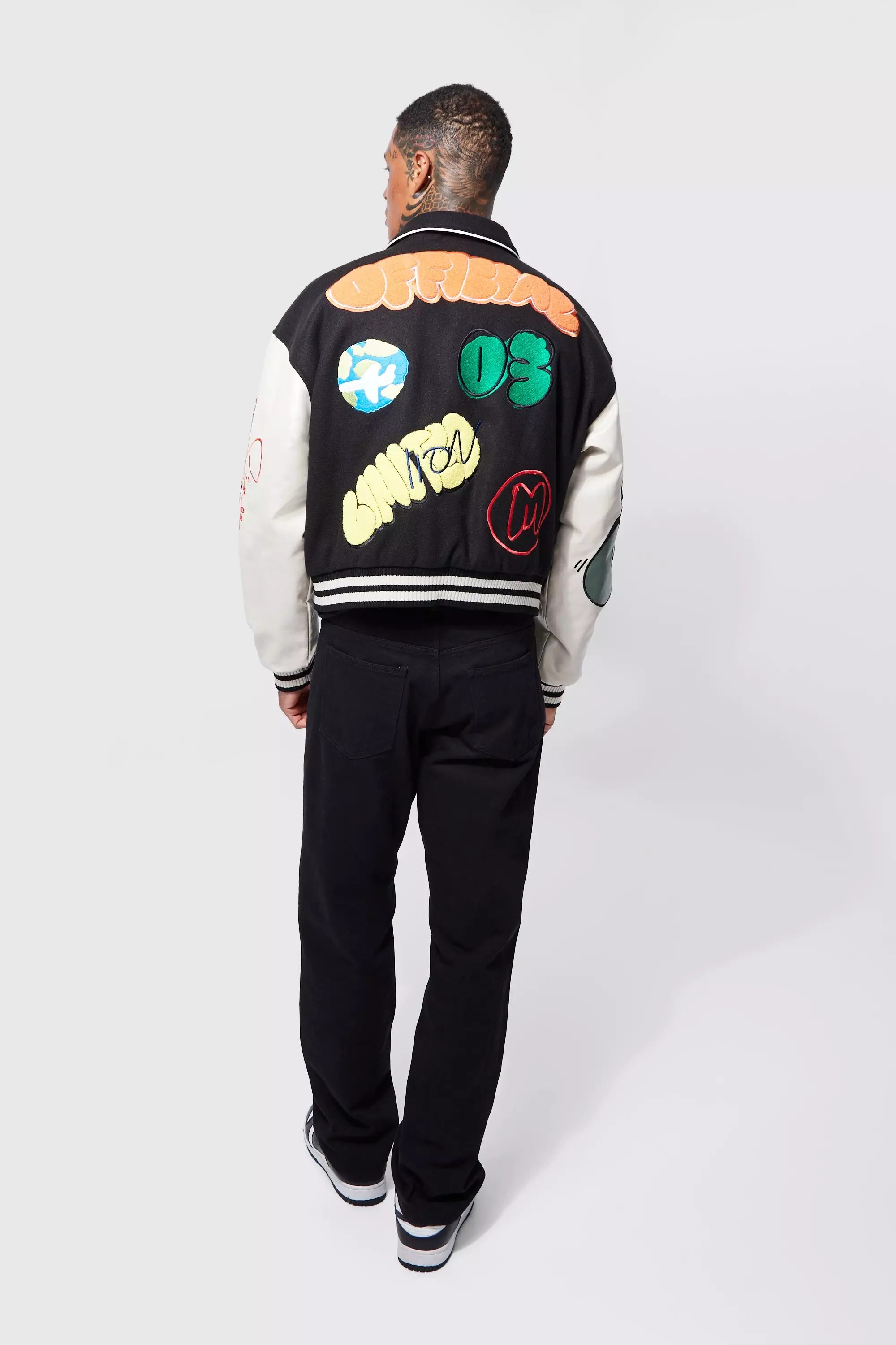 Louis Vuitton 2023 Printed Varsity Jacket XXL