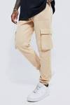 Slim Fit Metal Tab Cargo Jogger