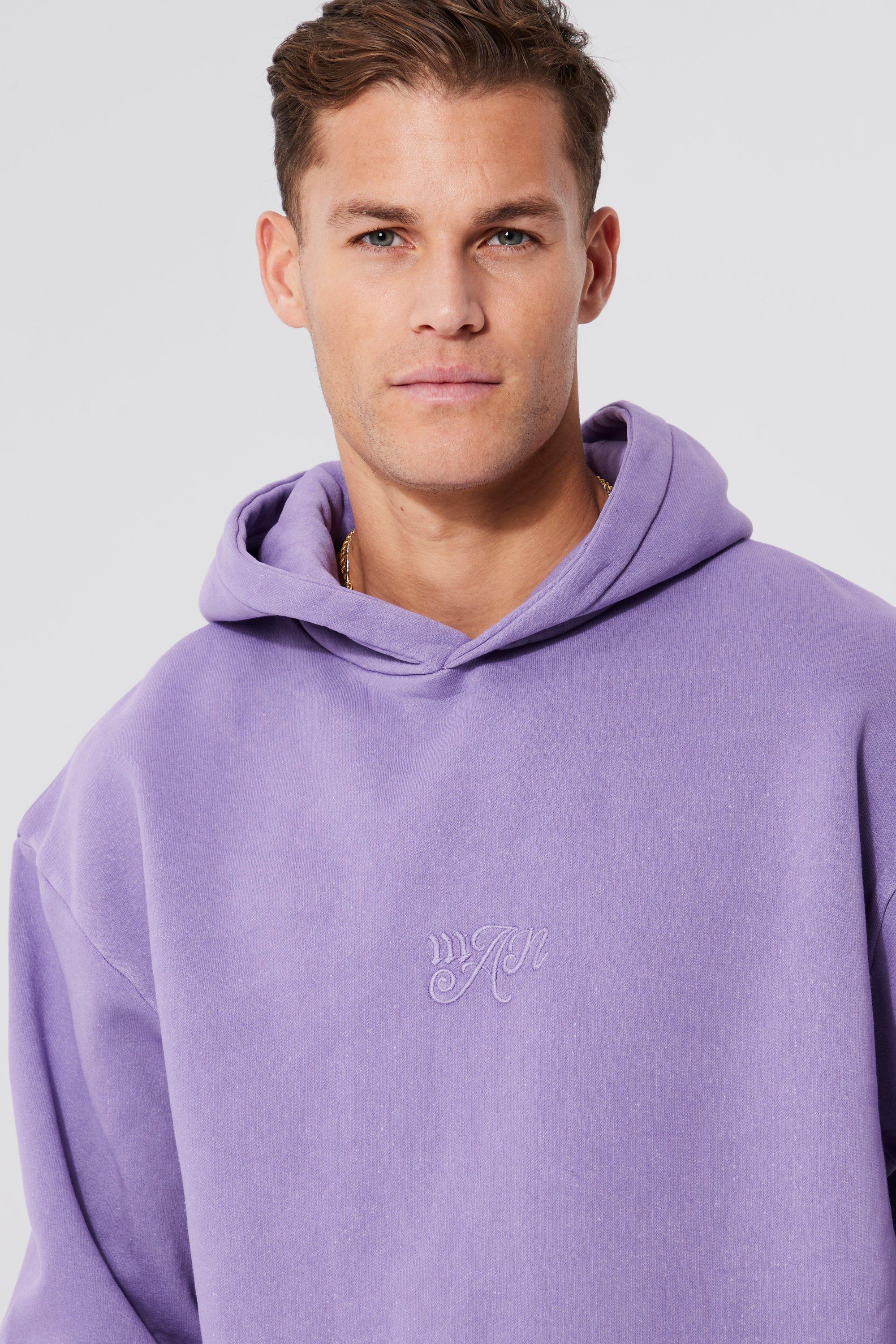 Felpa stussy hot sale viola uomo