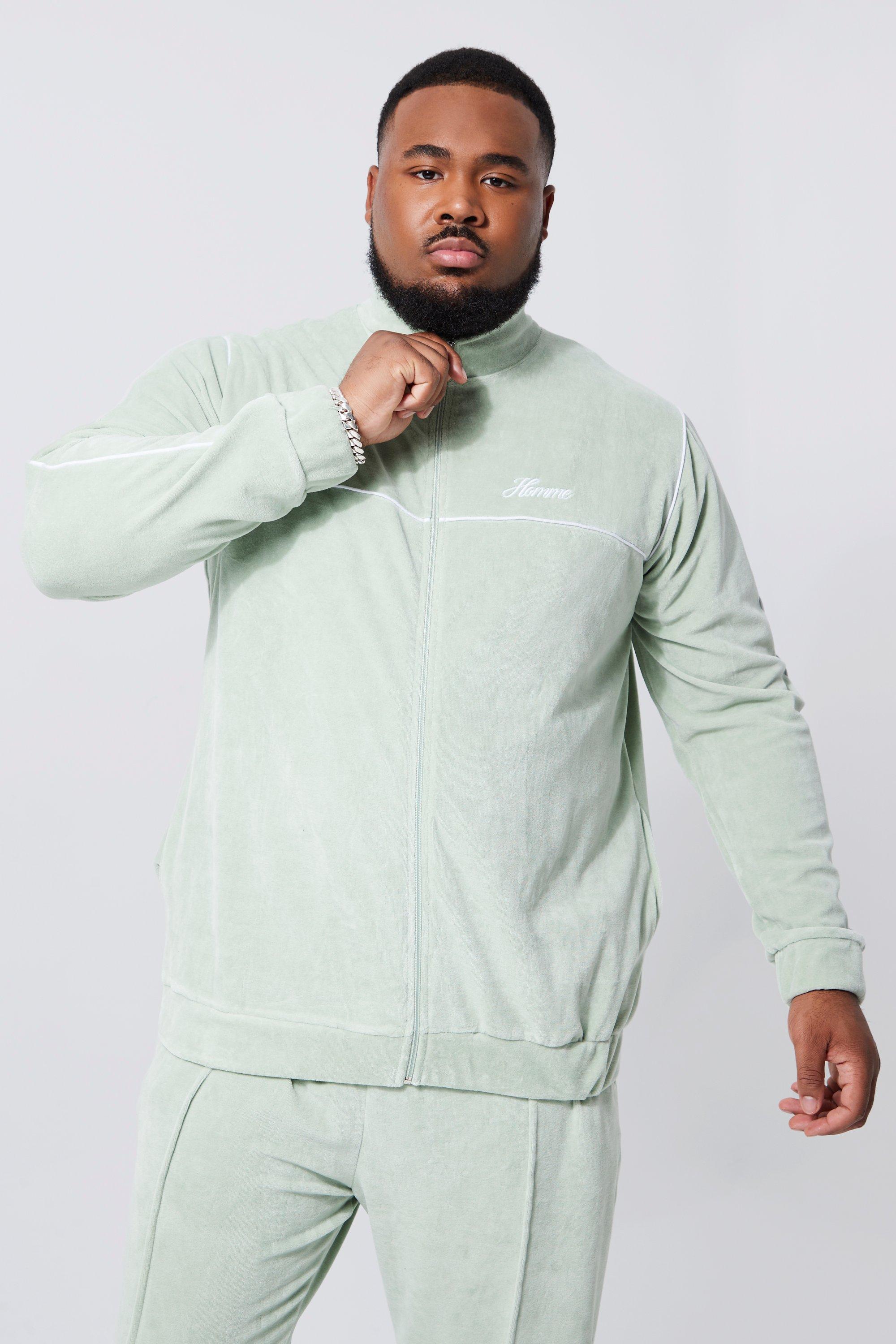 Mens velour 2024 tracksuit puma