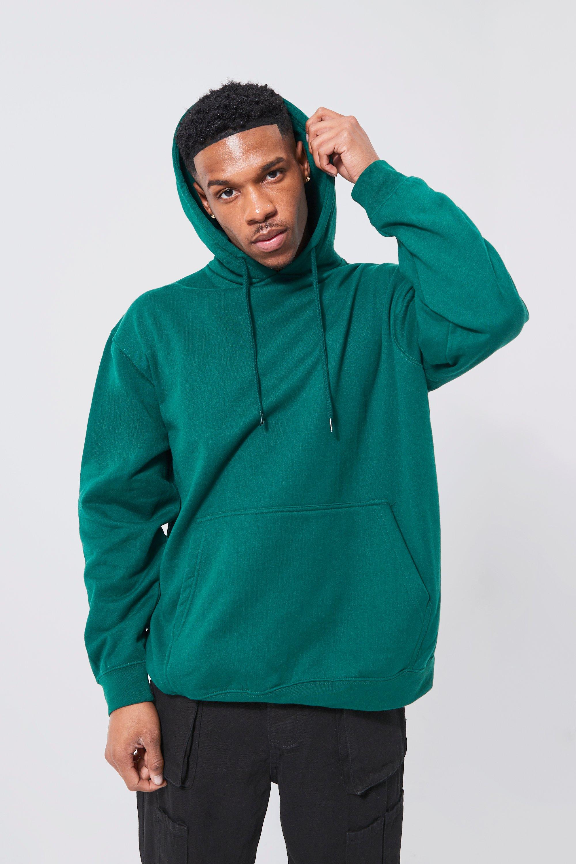 Pine green graphic online hoodie