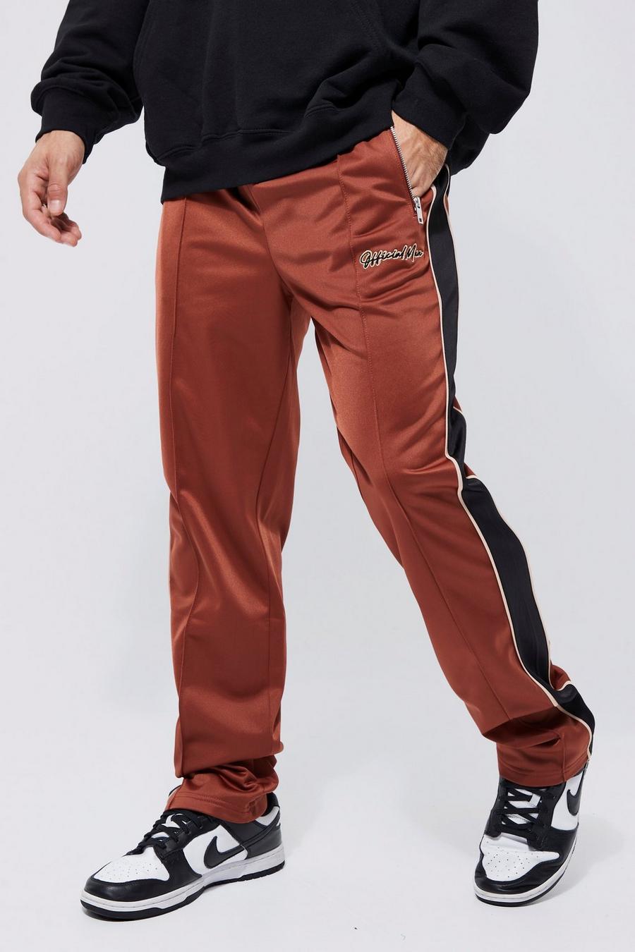 Chocolate Official Man Side Panel Tricot Jogger image number 1