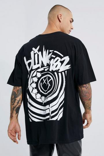 Oversized Blink 182 License T-shirt black