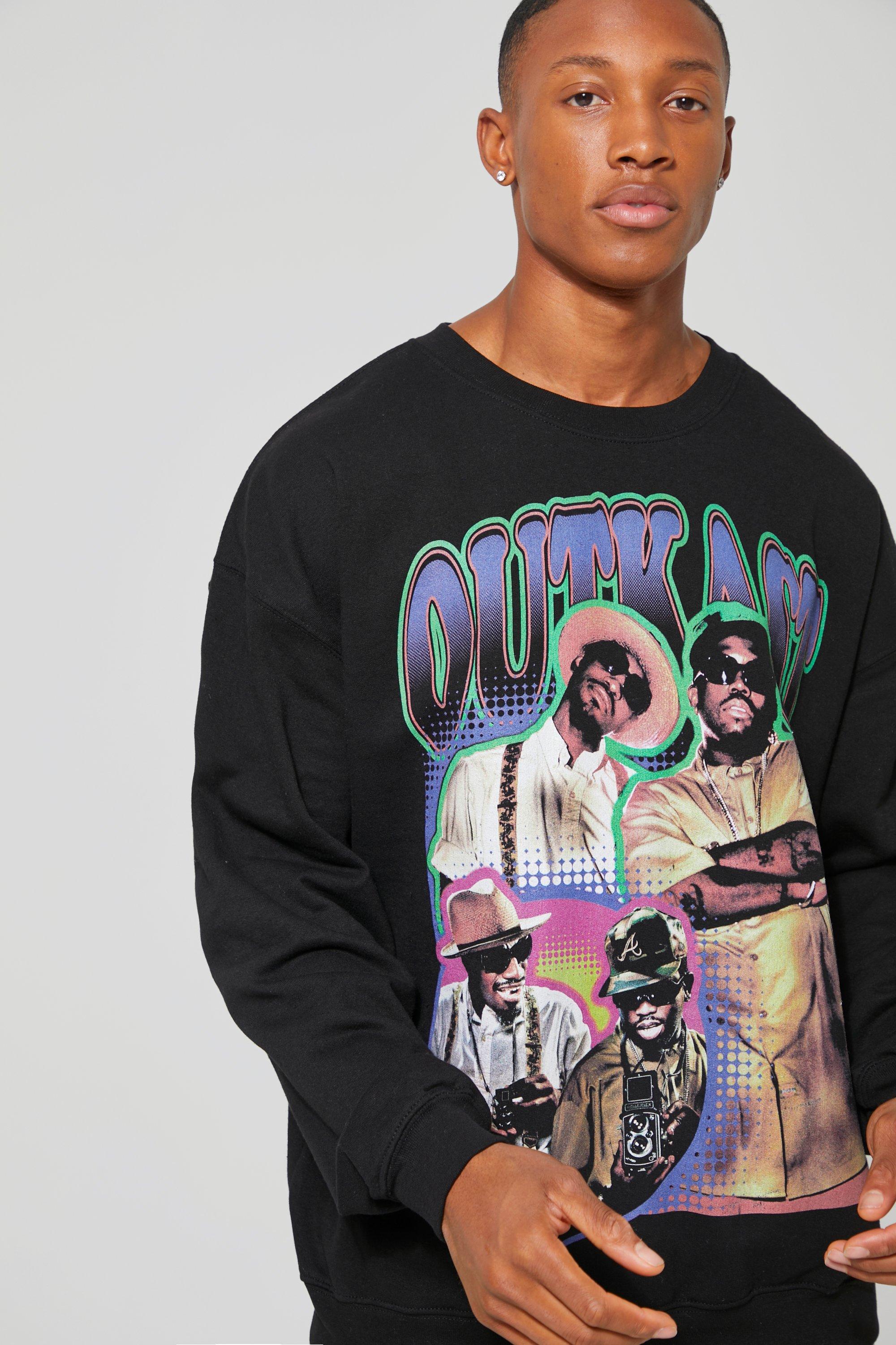Oversized Vintage Outkast License Sweatshirt boohoo