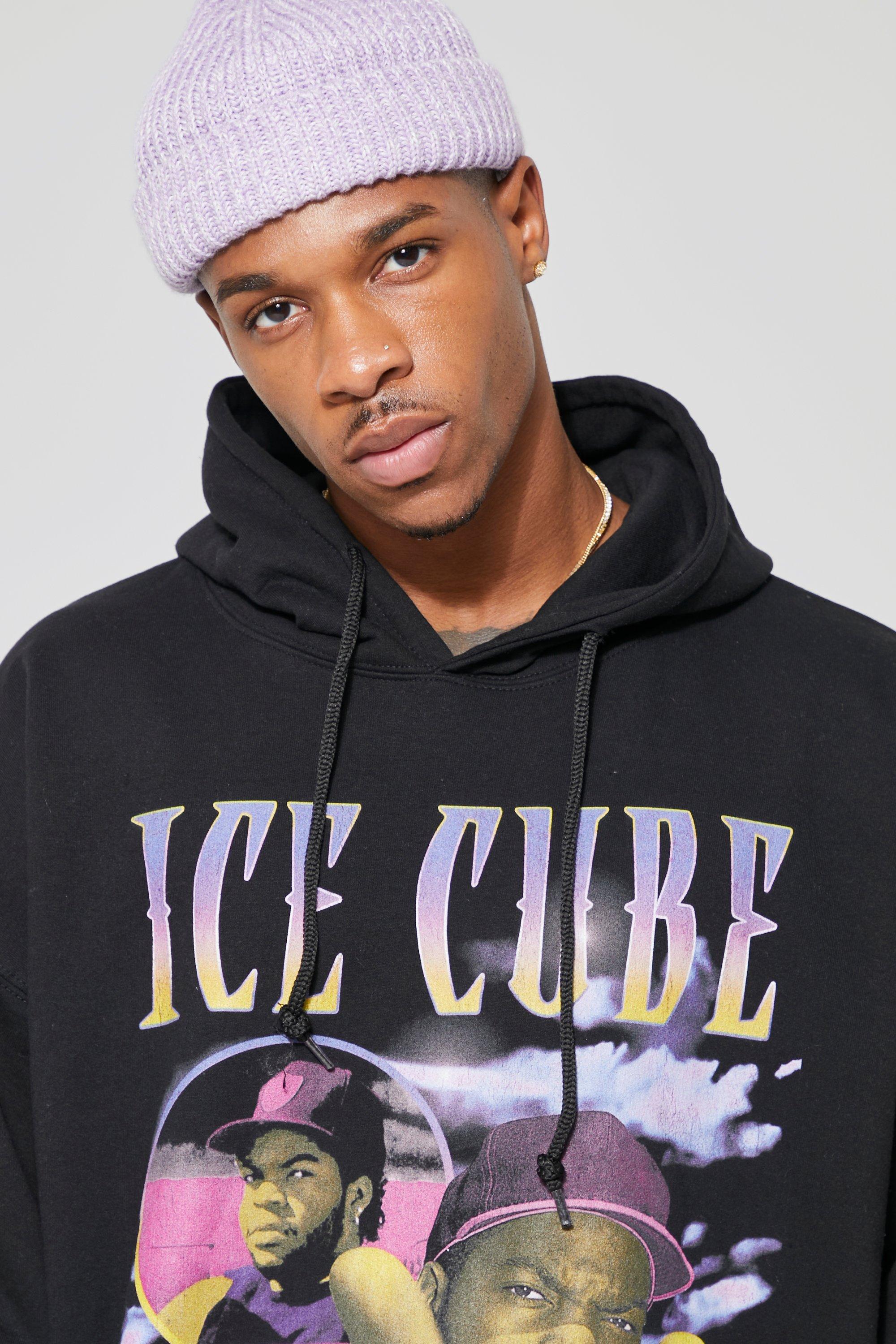 Oversize Hoodie mit lizenziertem Vintage Ice Cube Print