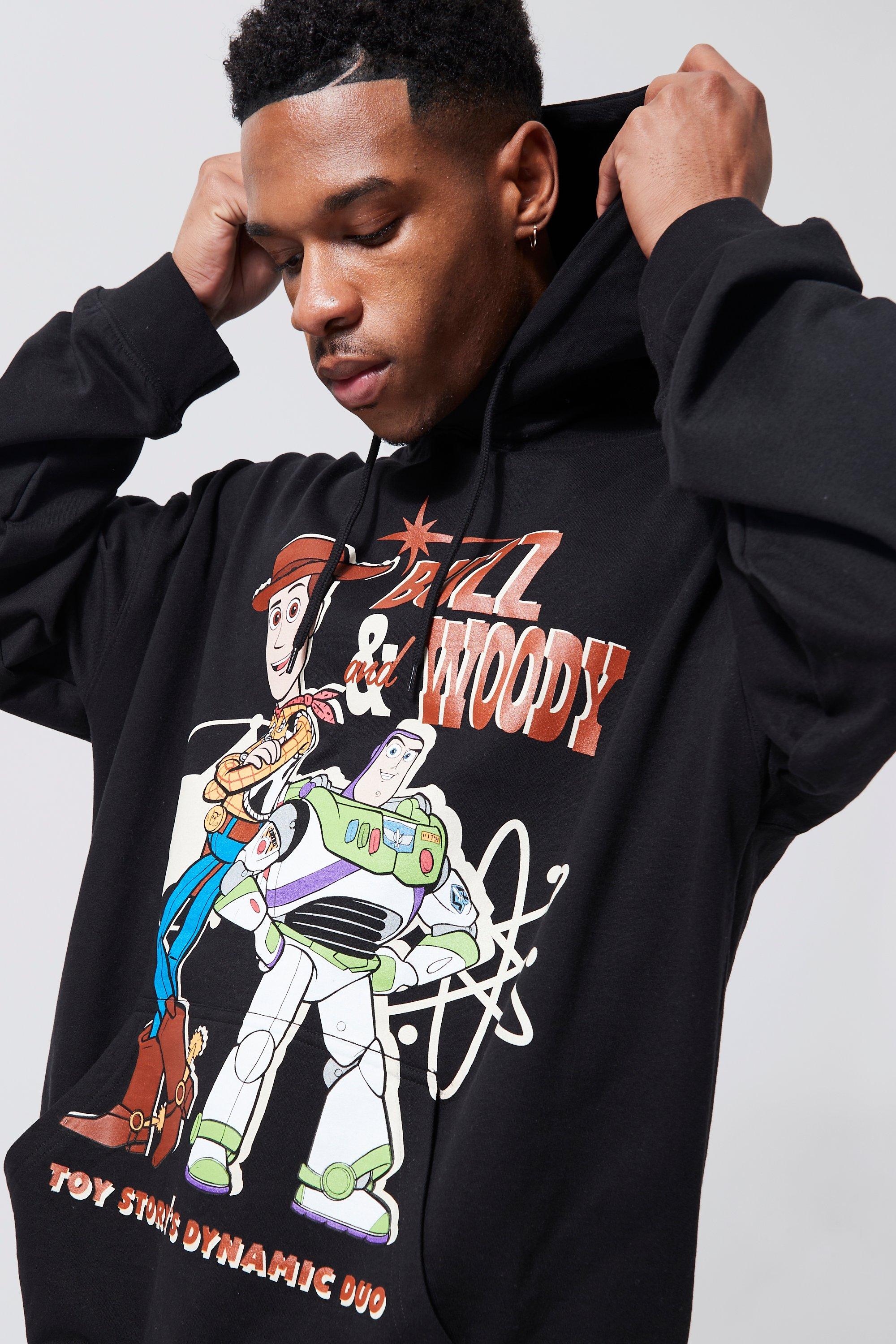 Sudadera oversize con capucha y estampado de Toy Story