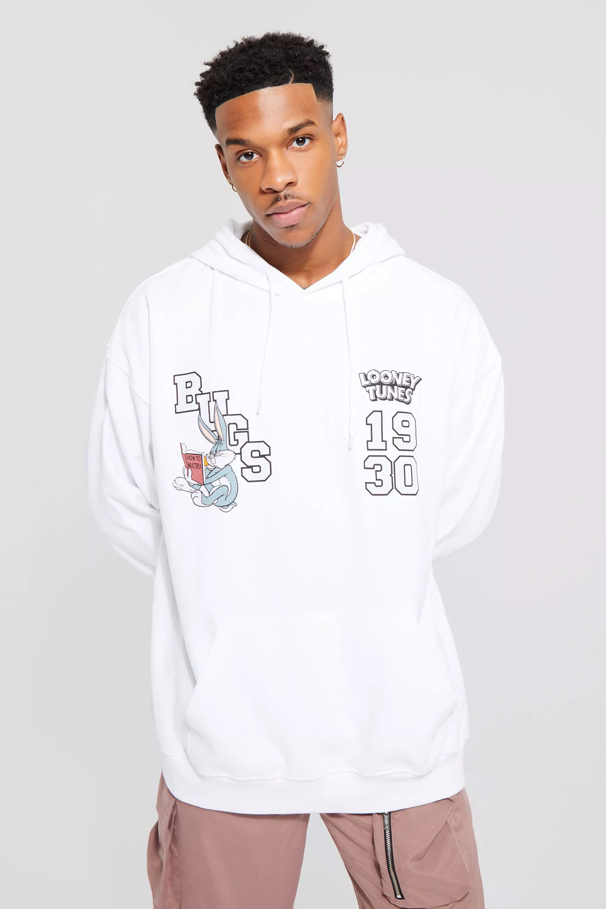 White looney tunes hoodie sale