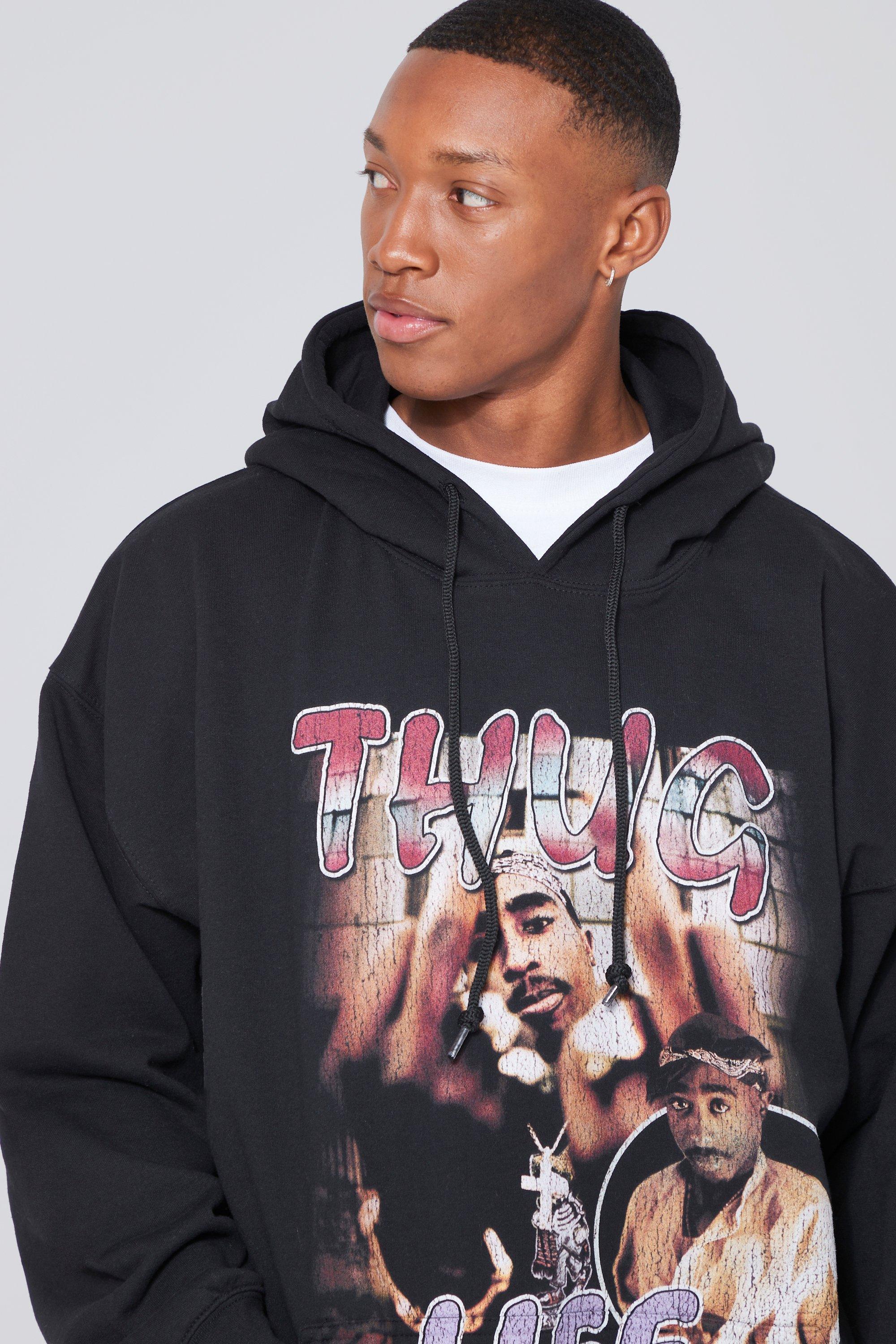 Sudadera tupac california, sin capucha