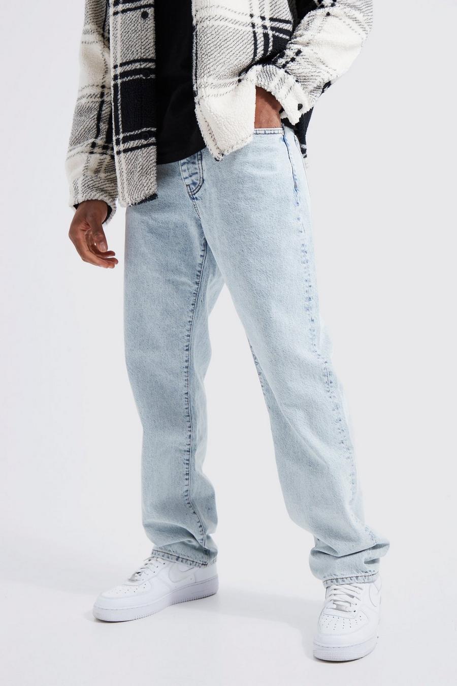 Ice blue Loose fit jeans image number 1