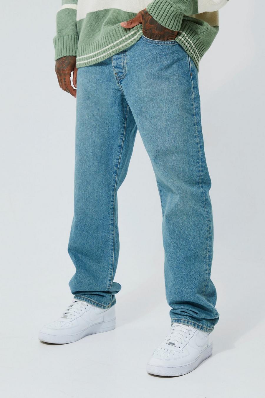 Antique blue Relaxed Rigid Jeans image number 1