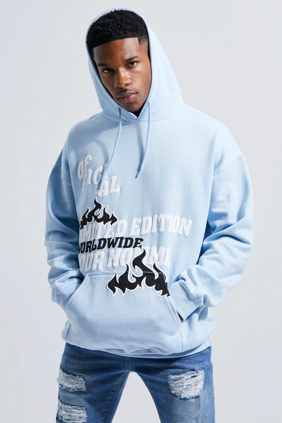Blue Official Limited Edition Oversized hoodie image number 1