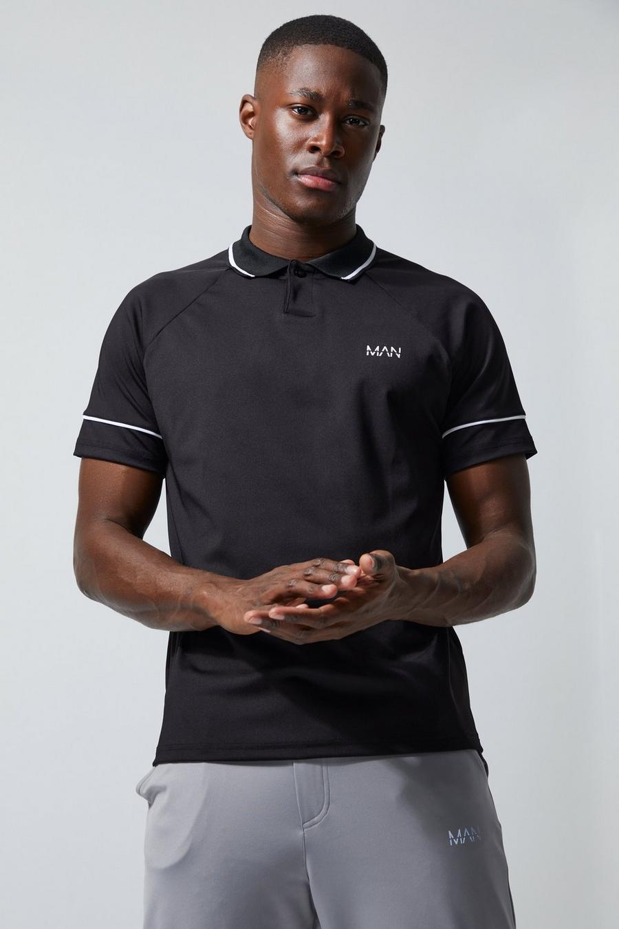 Polo MAN Active resistente, Black image number 1