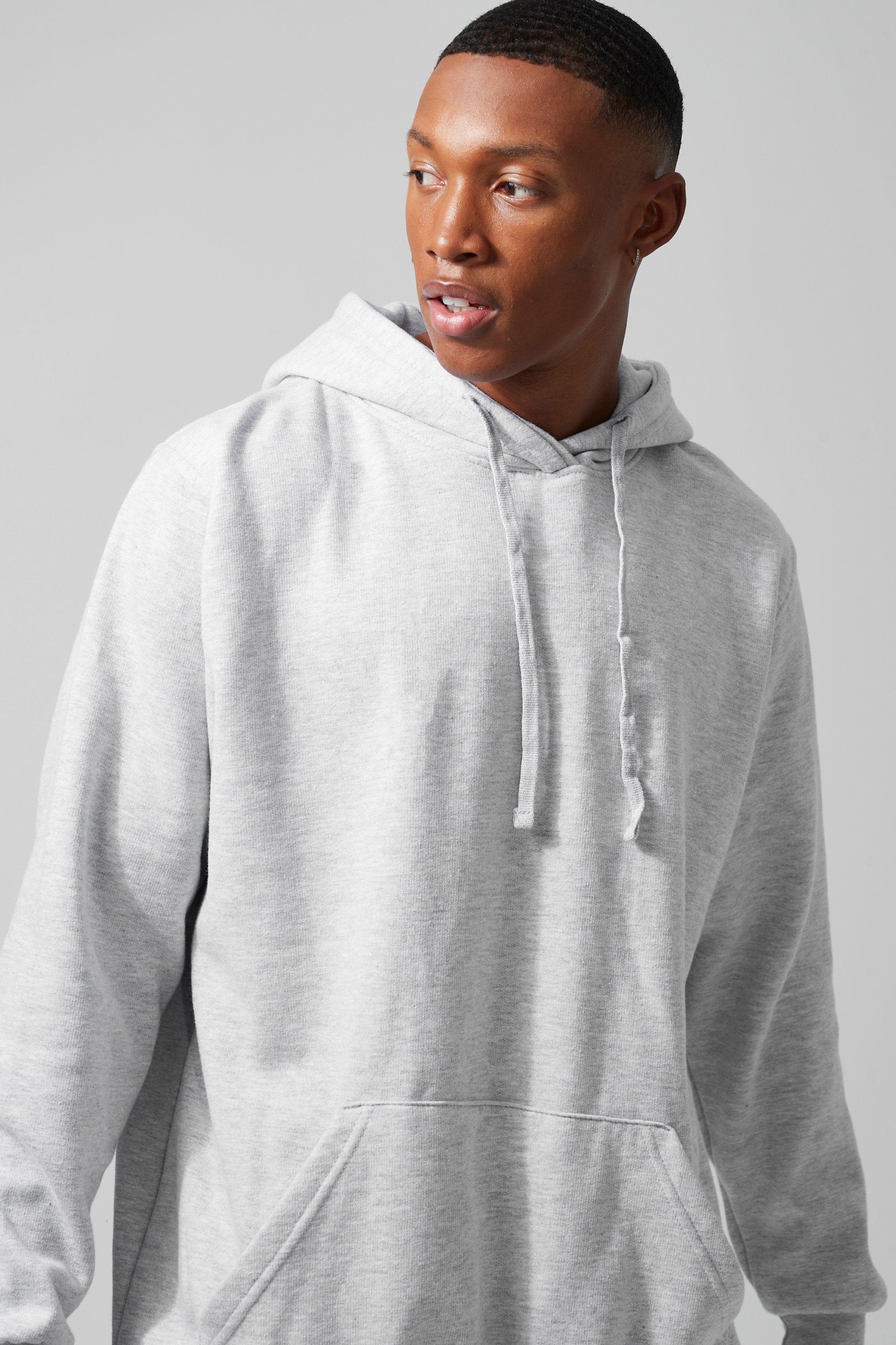 grey hoodie boohoo