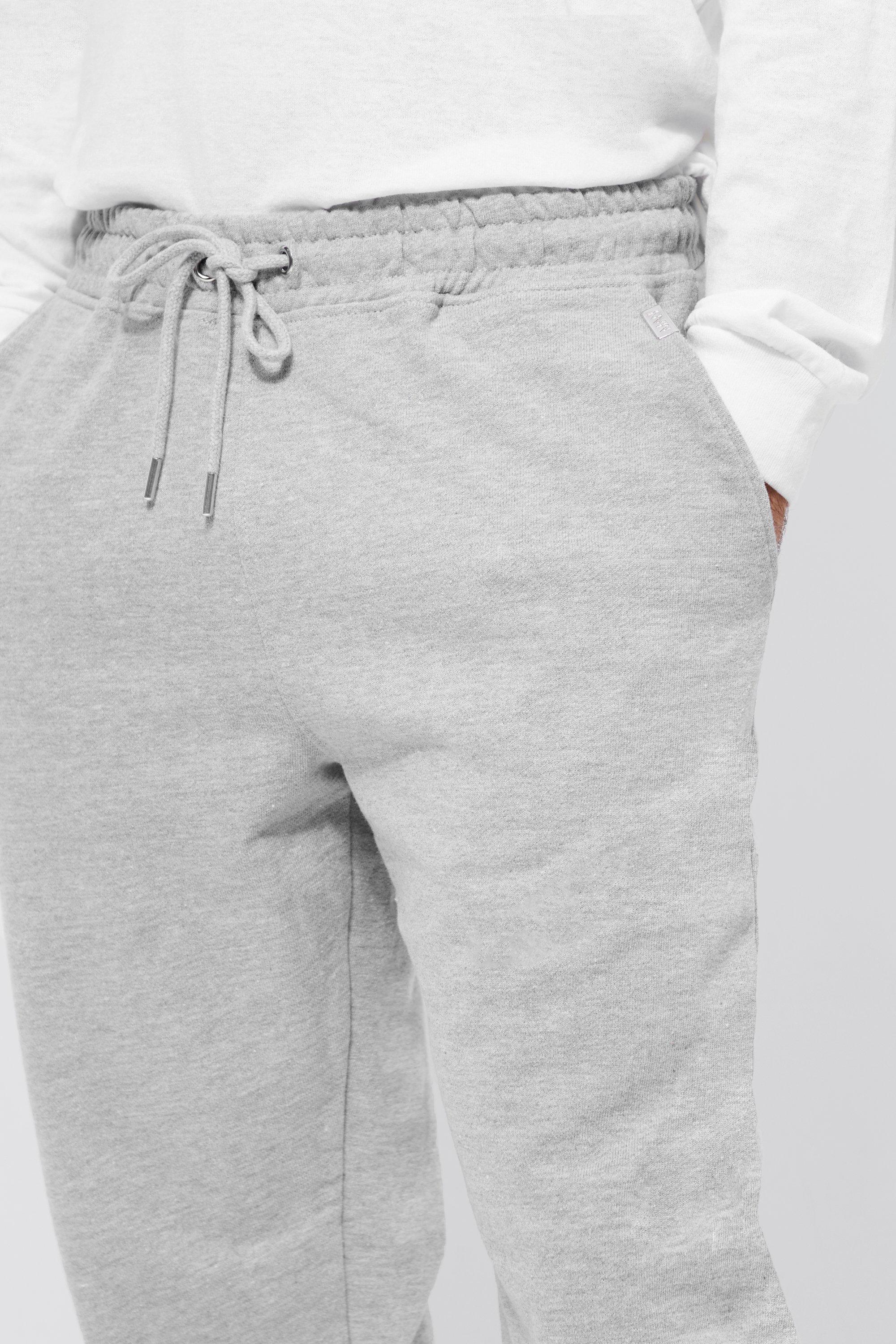 Grey joggers boohoo hotsell