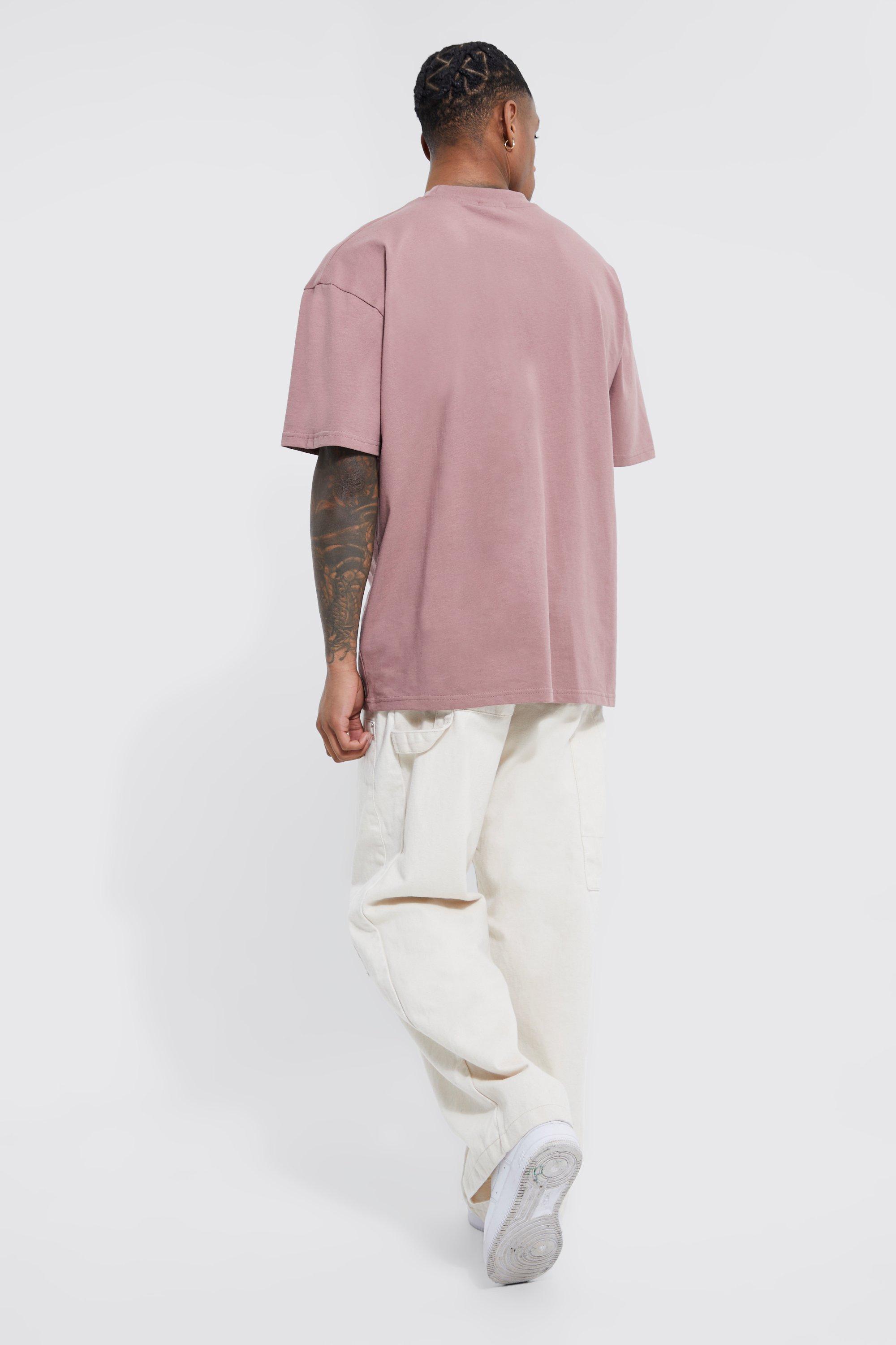 MYSTR OversizedShirt MB シャツ Oversized Extended Neck Heavy T-shirt | boohoo