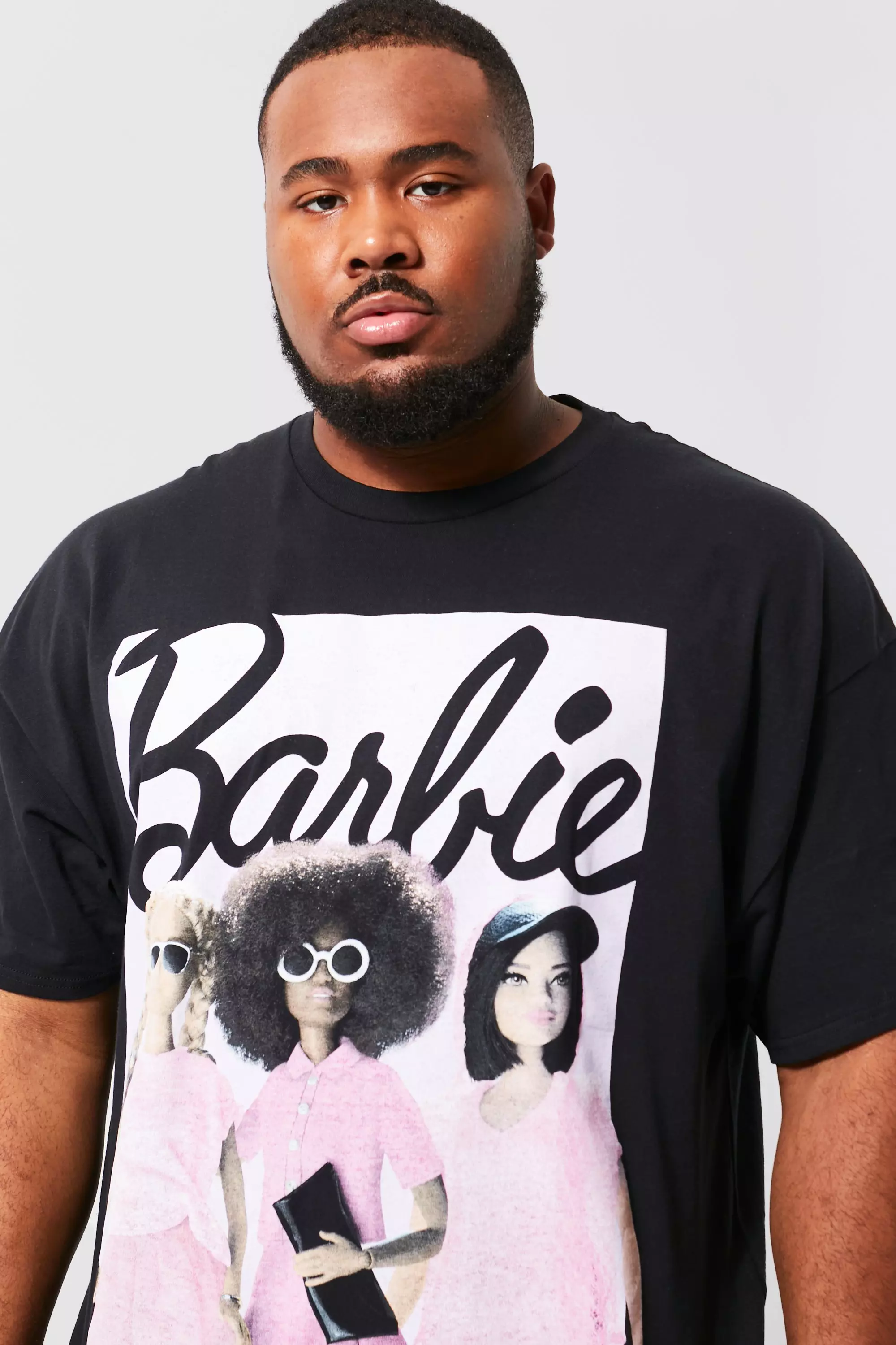 Black barbie tee online shirt