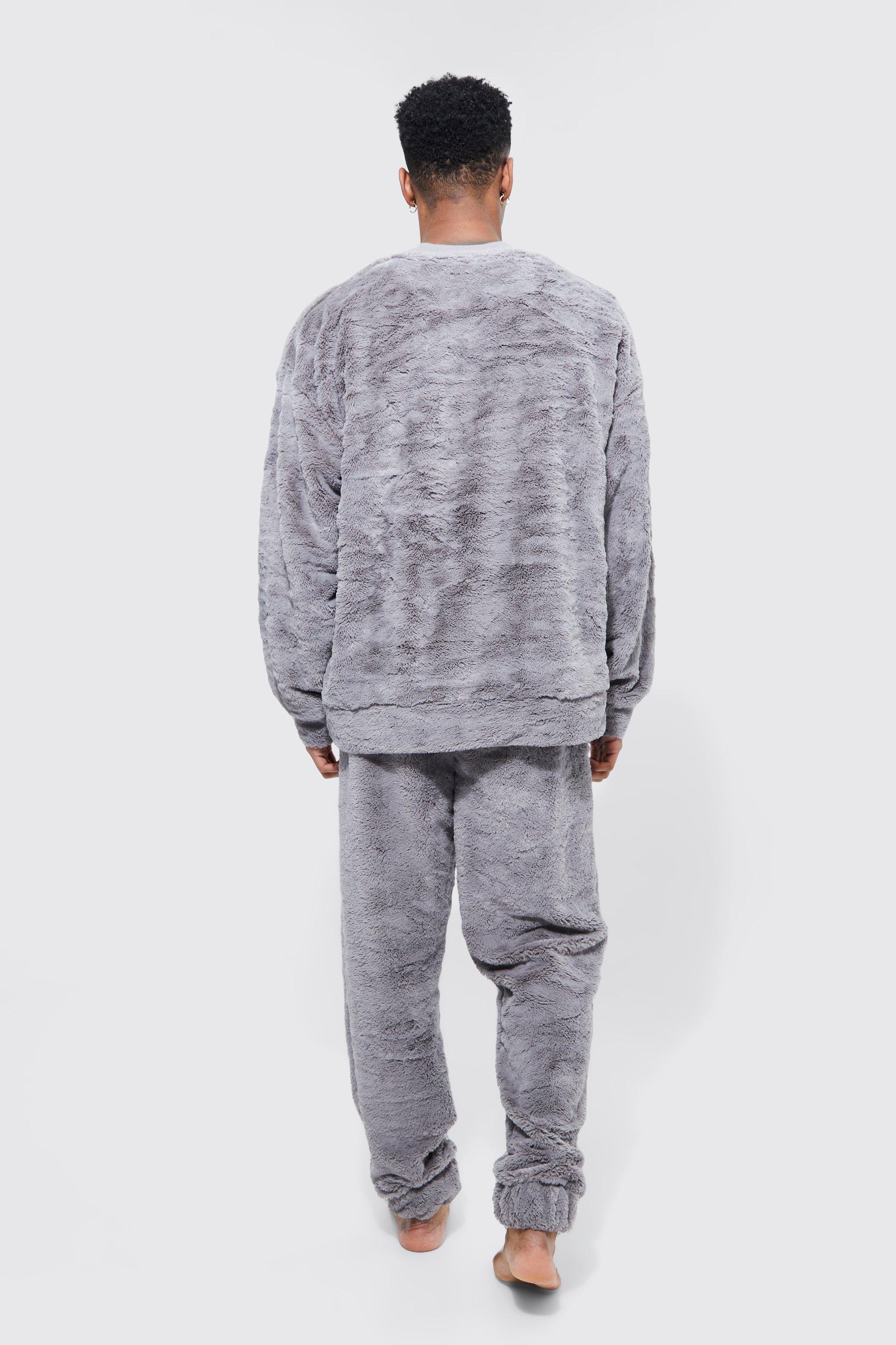 Faux Fur Oversized Loungewear Set