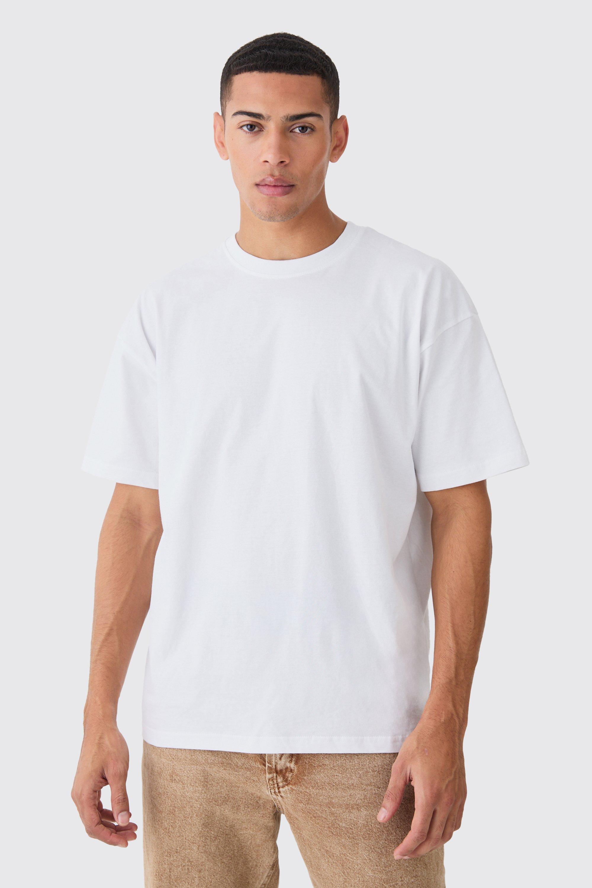 Crew neck oversized t shirt hotsell