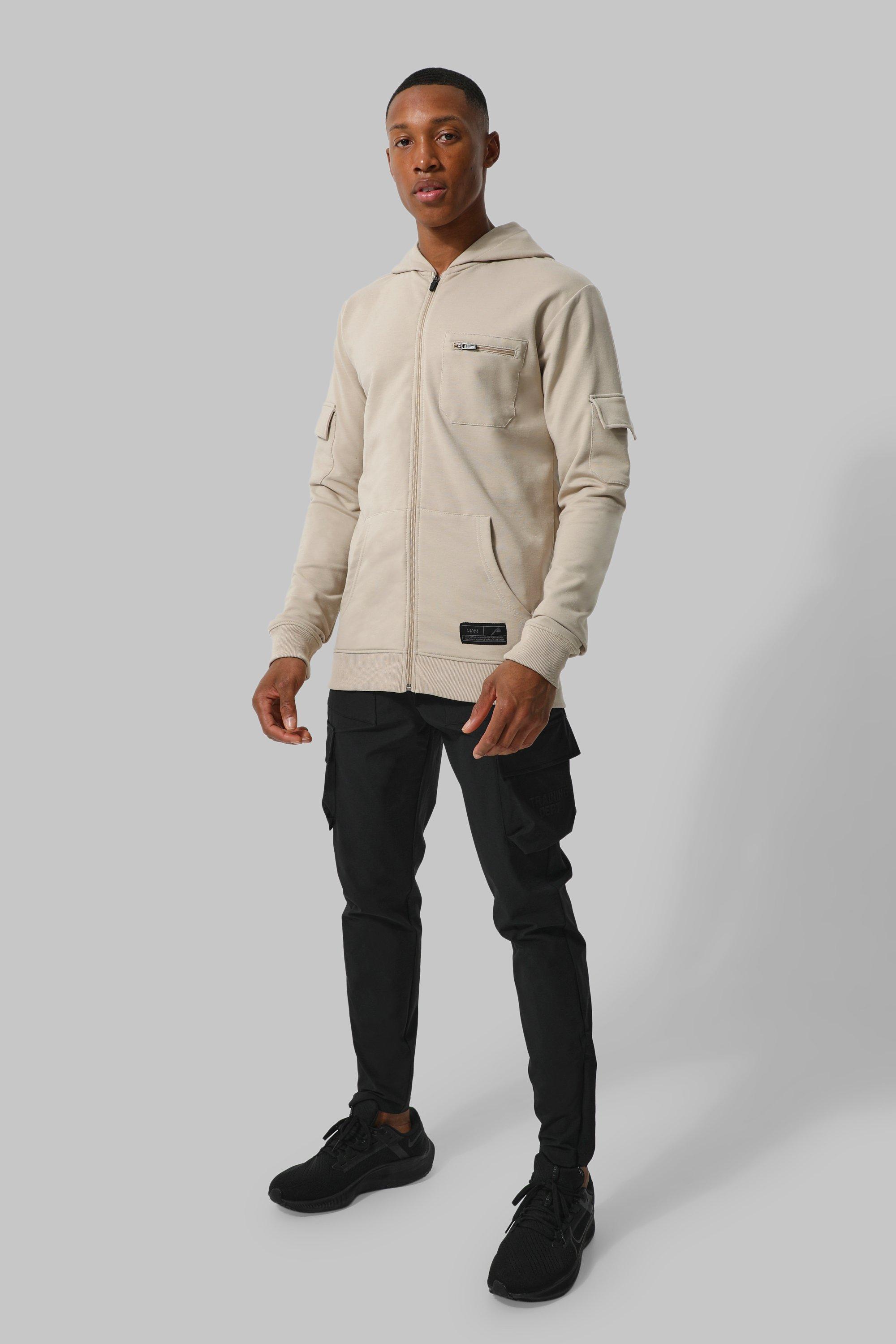 Cargo mens clearance full zip hoodie