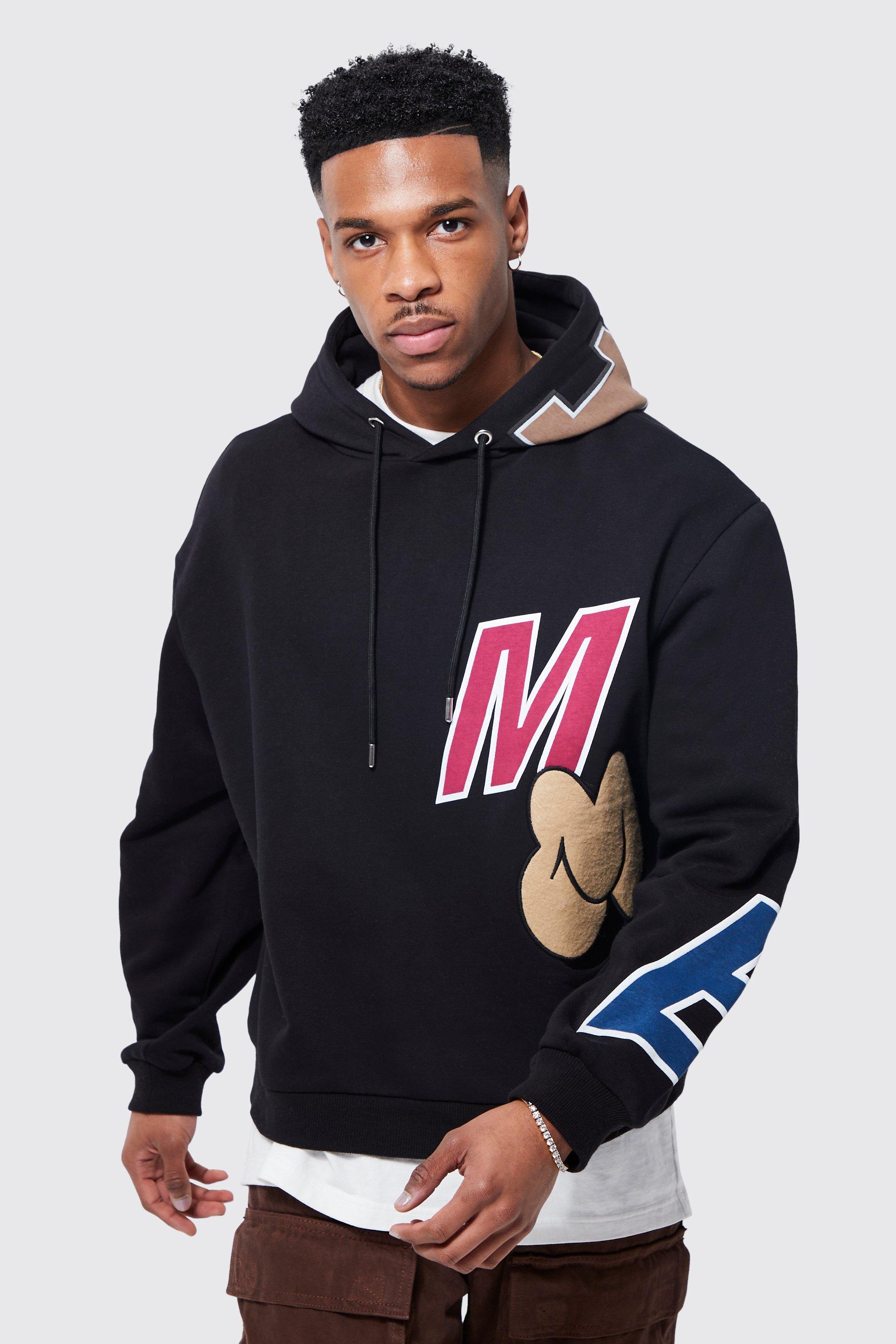 Black hoodie boohoo on sale