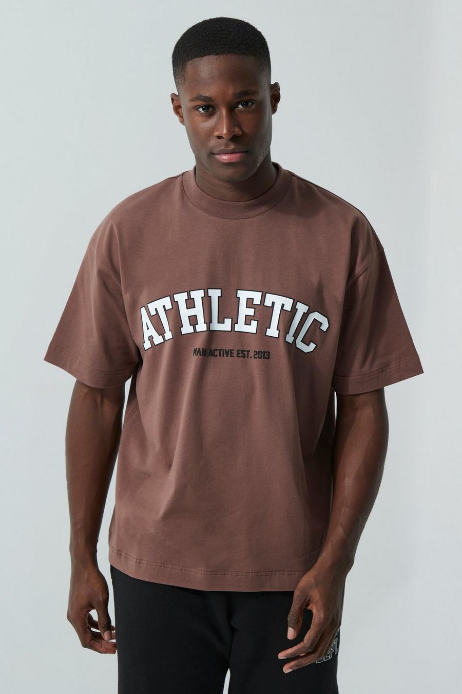 Chocolate Man Active Gym Athletic Boxy Fit T-shirt image number 1