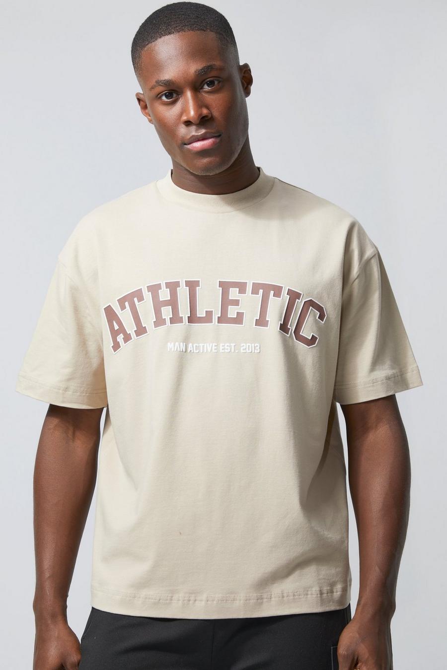 Sand Man Active Gym Athletic Boxy Fit T-shirt image number 1