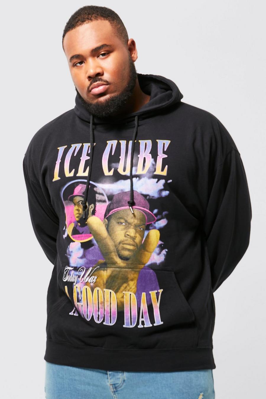 Black Plus Ice Cube License Hoodie image number 1