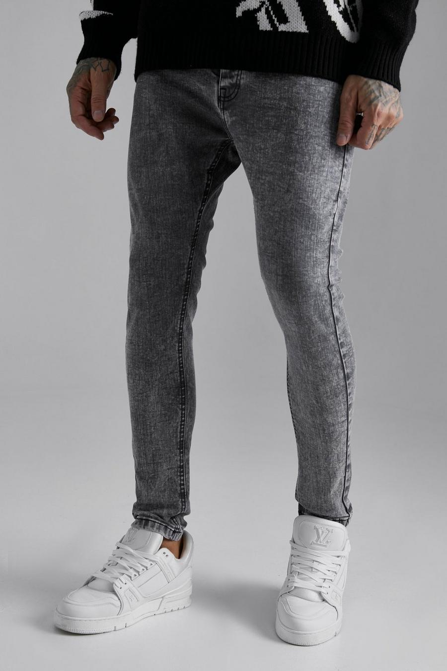 Dark grey Skinny Stretch Jeans