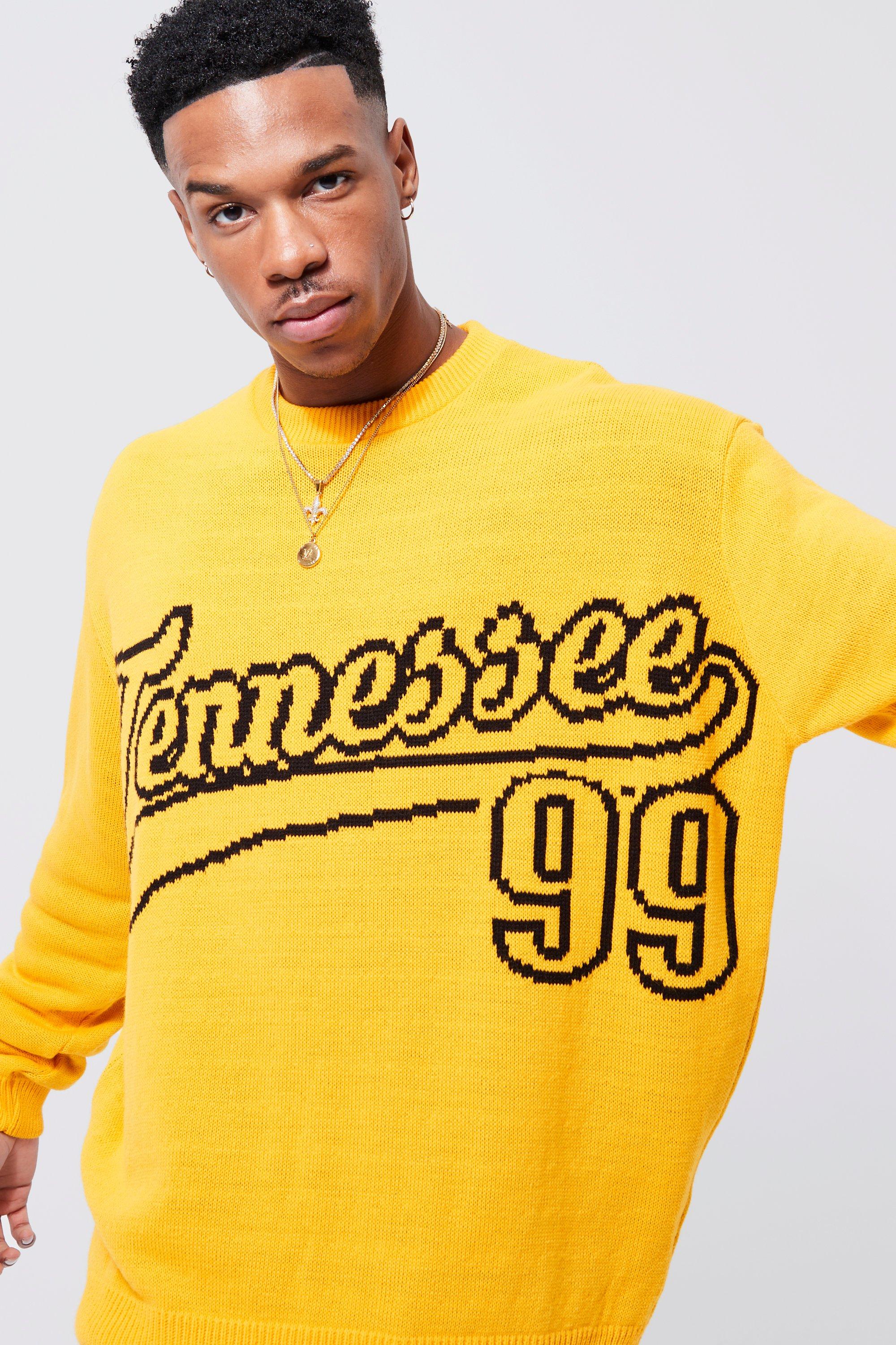 Mustard knitted jumper best sale