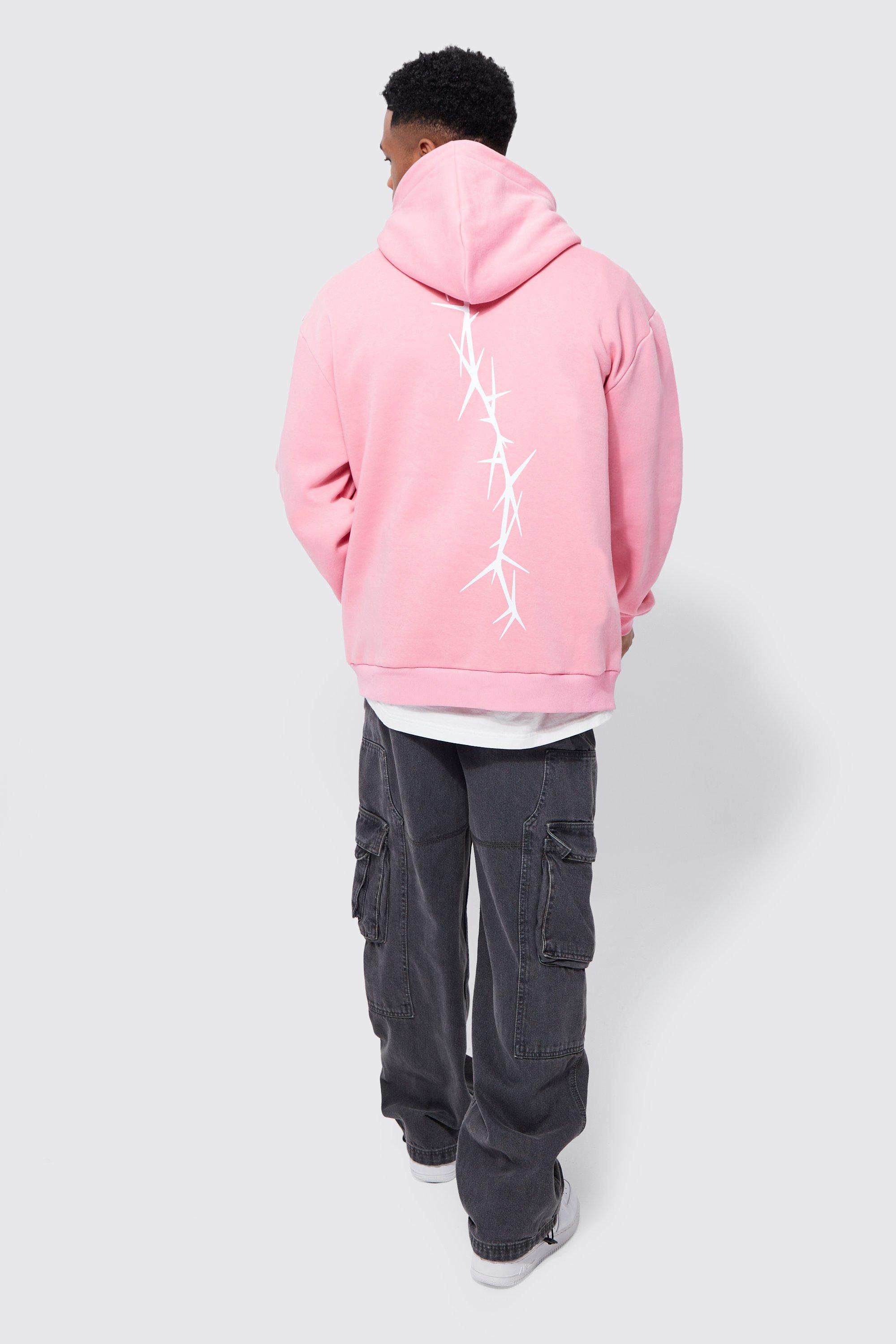 Off white pink rose on sale hoodie