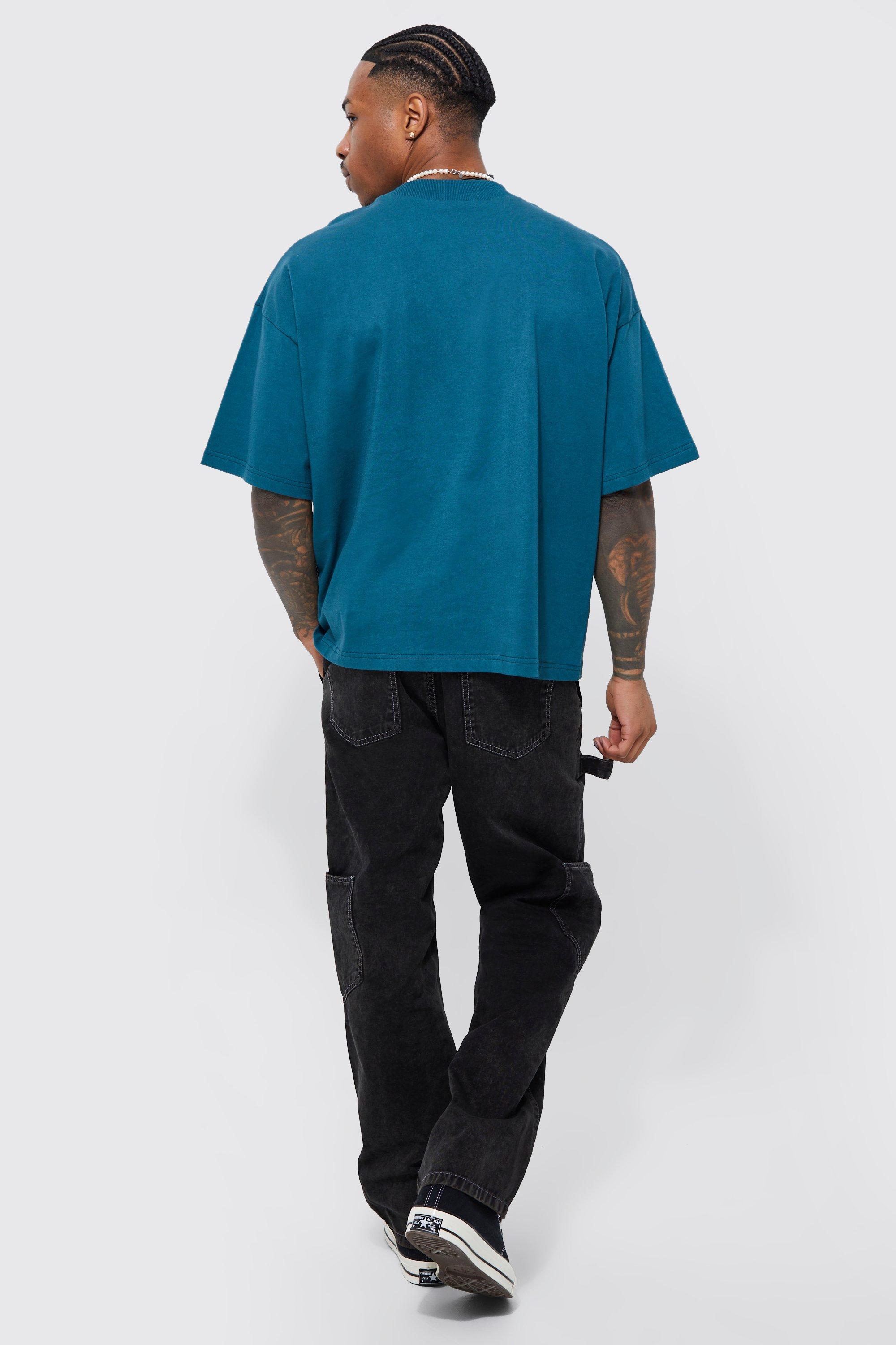 Oversized Boxy Nylon Utility T-shirt | boohoo USA Oversized Boxy Nylon Utility T-shirt | boohoo USA