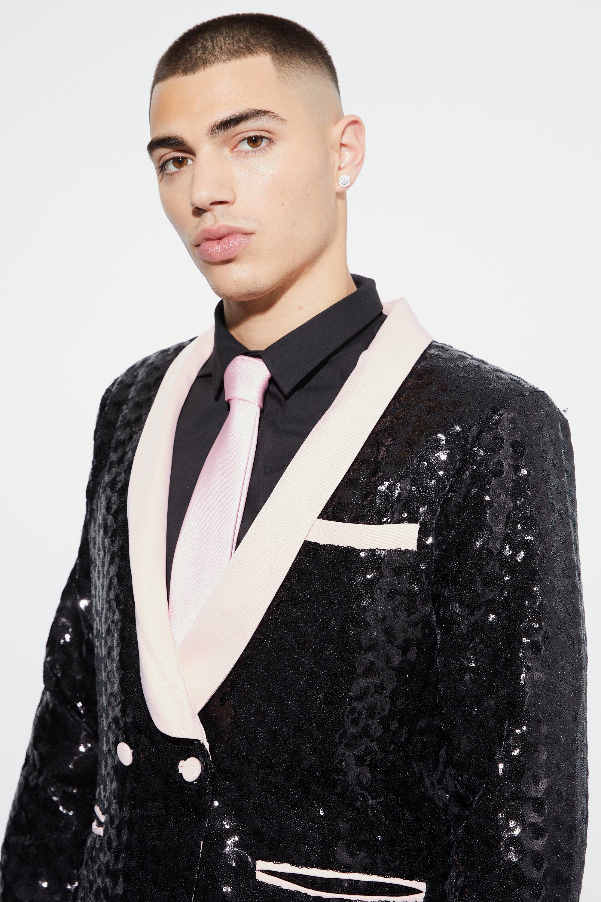 Mens sparkly shop suit jacket