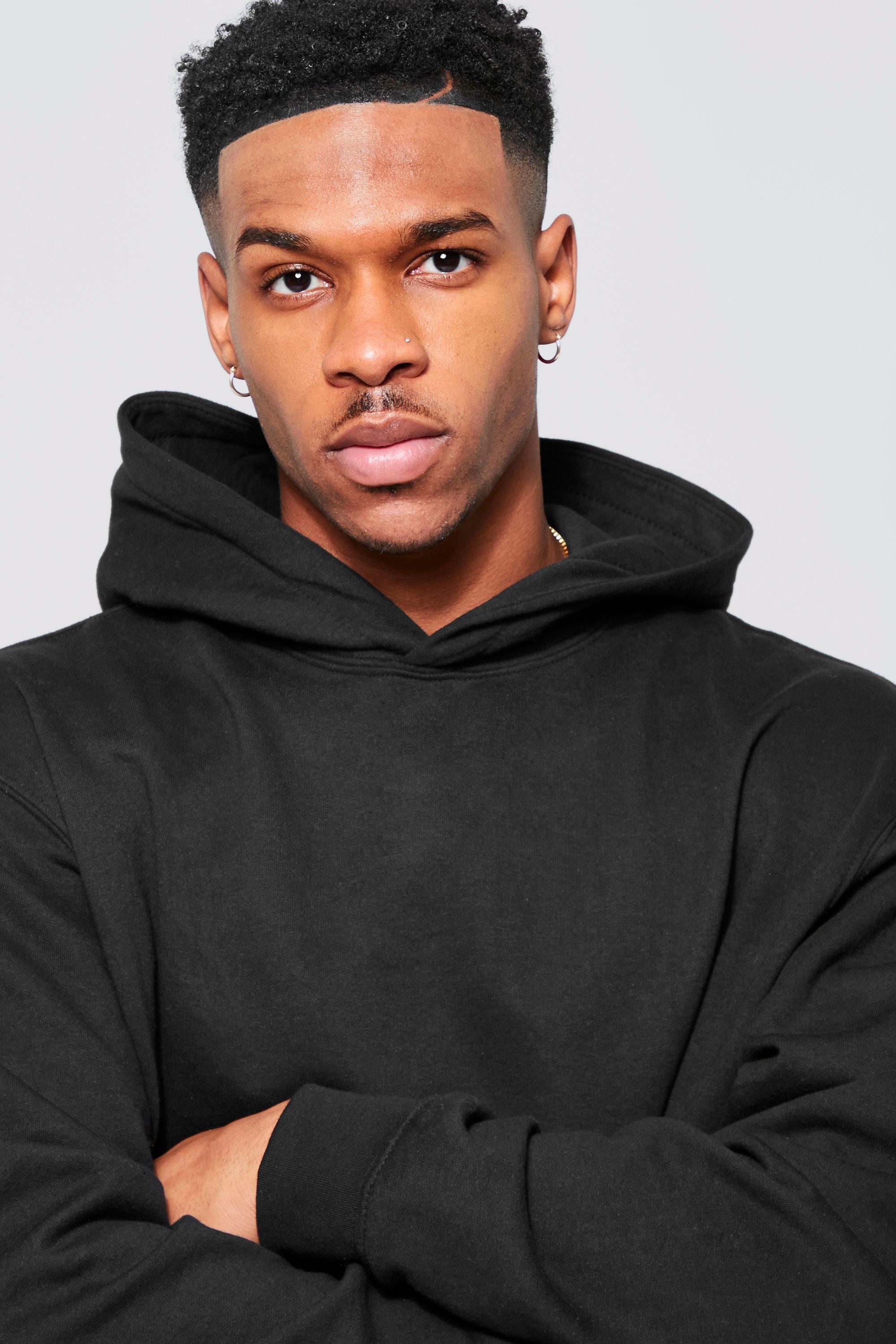 Boohoo discount black hoodie