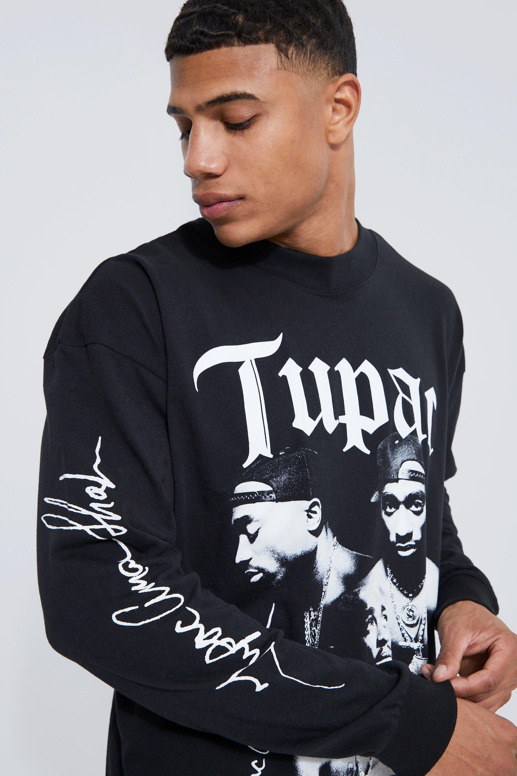 tupac t shirt boohoo