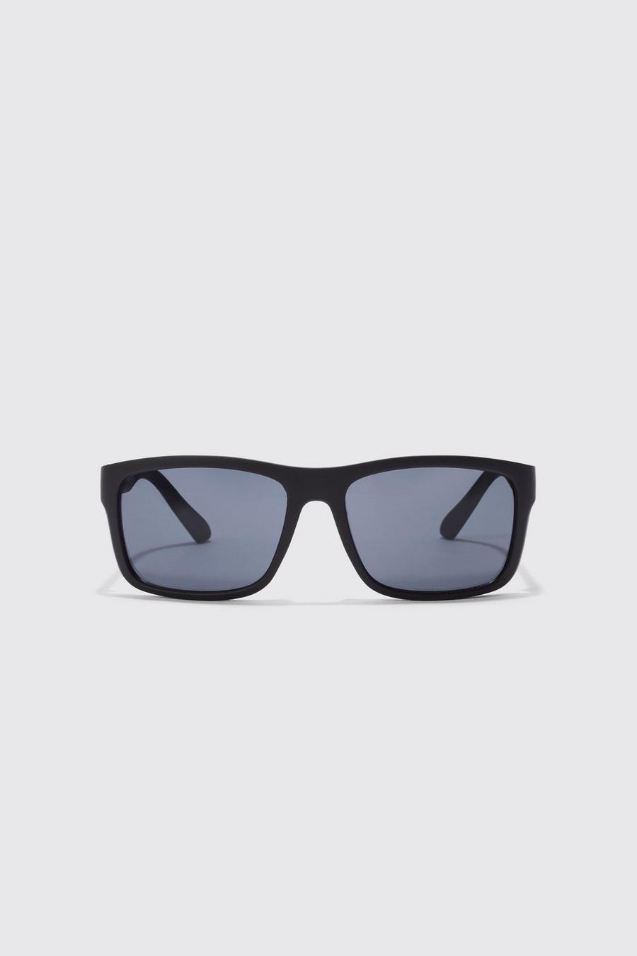 Black Square Lens Sunglasses image number 1