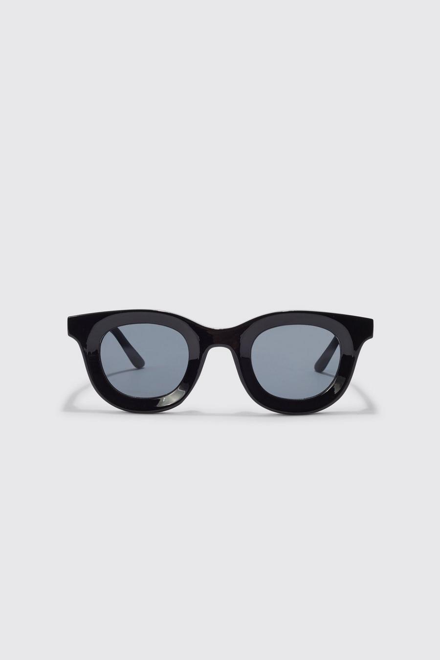Black negro Round  Sunglasses image number 1