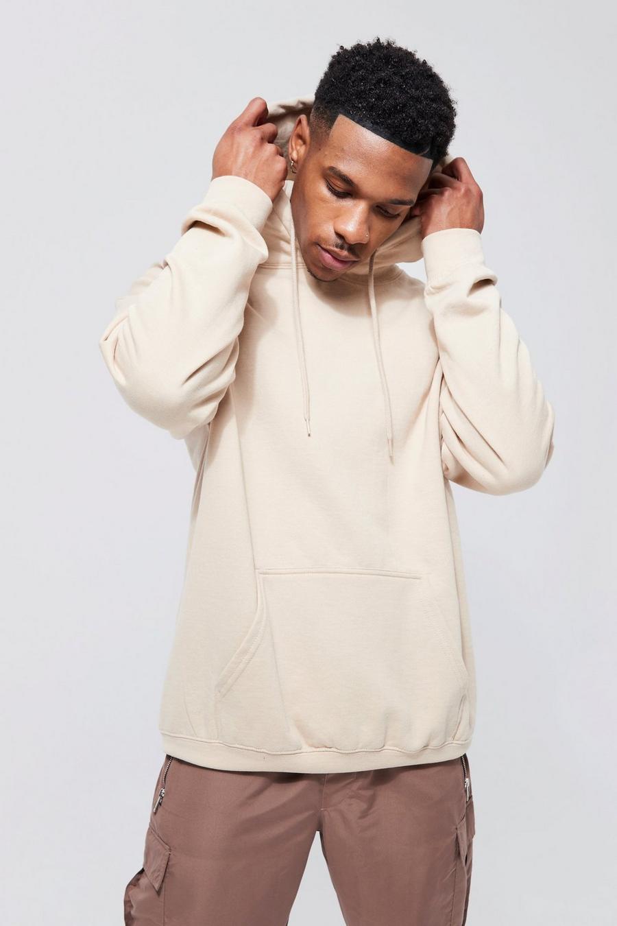 Sand Oversized Graphic Hoodie image number 1