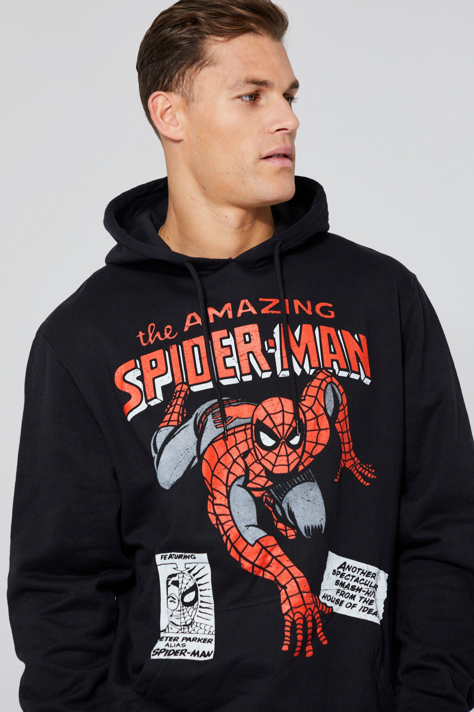 Tall Spiderman License Hoodie