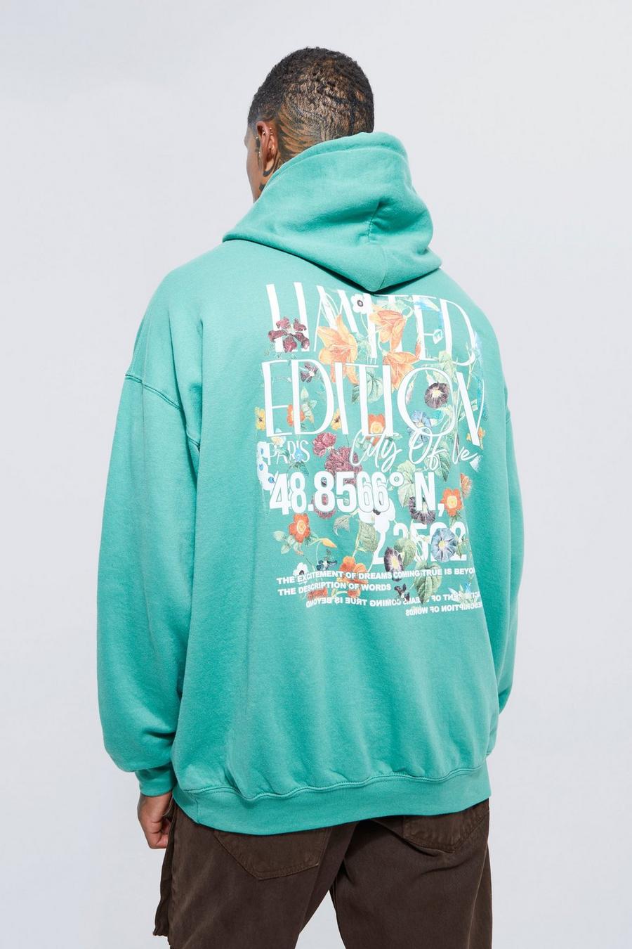 Forest Oversized Graphic Hoodie image number 1