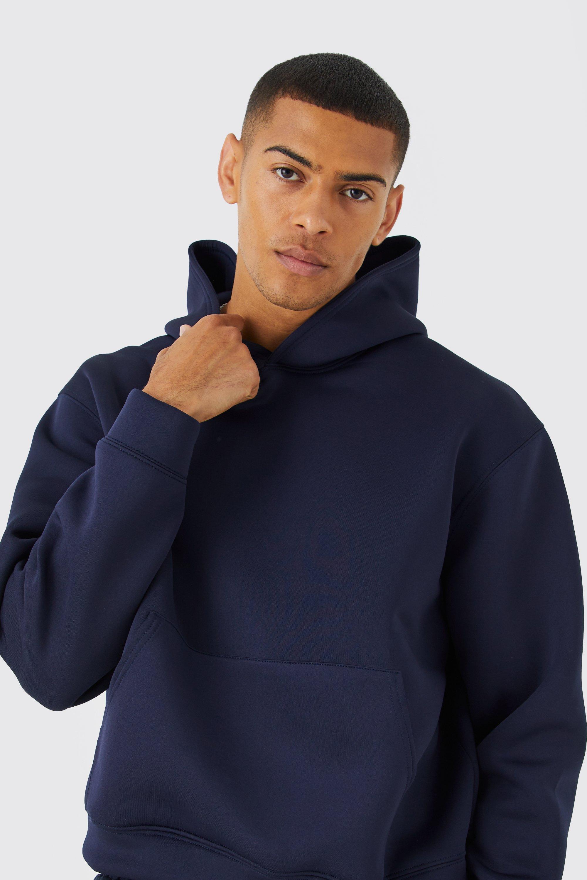 Navy hoodie men hotsell