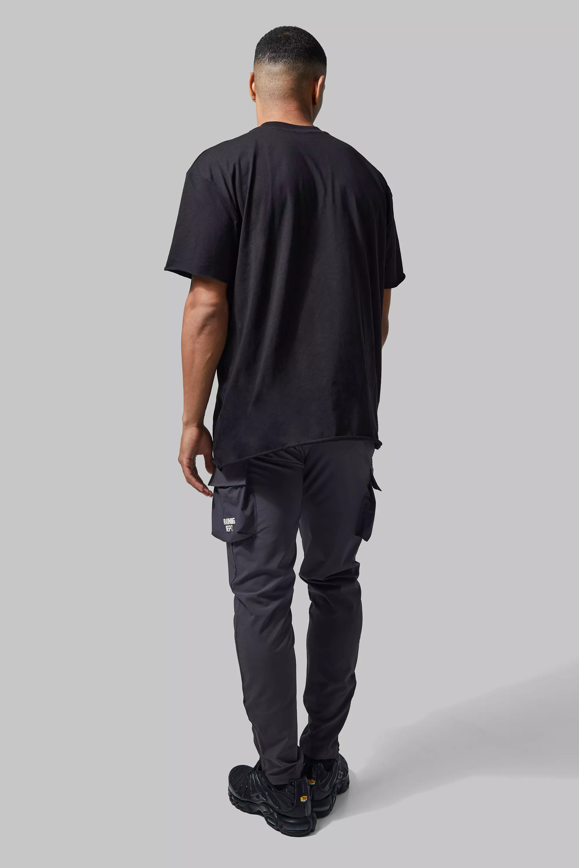 Charcoal Man Active Performance Cargo Joggers alternative image