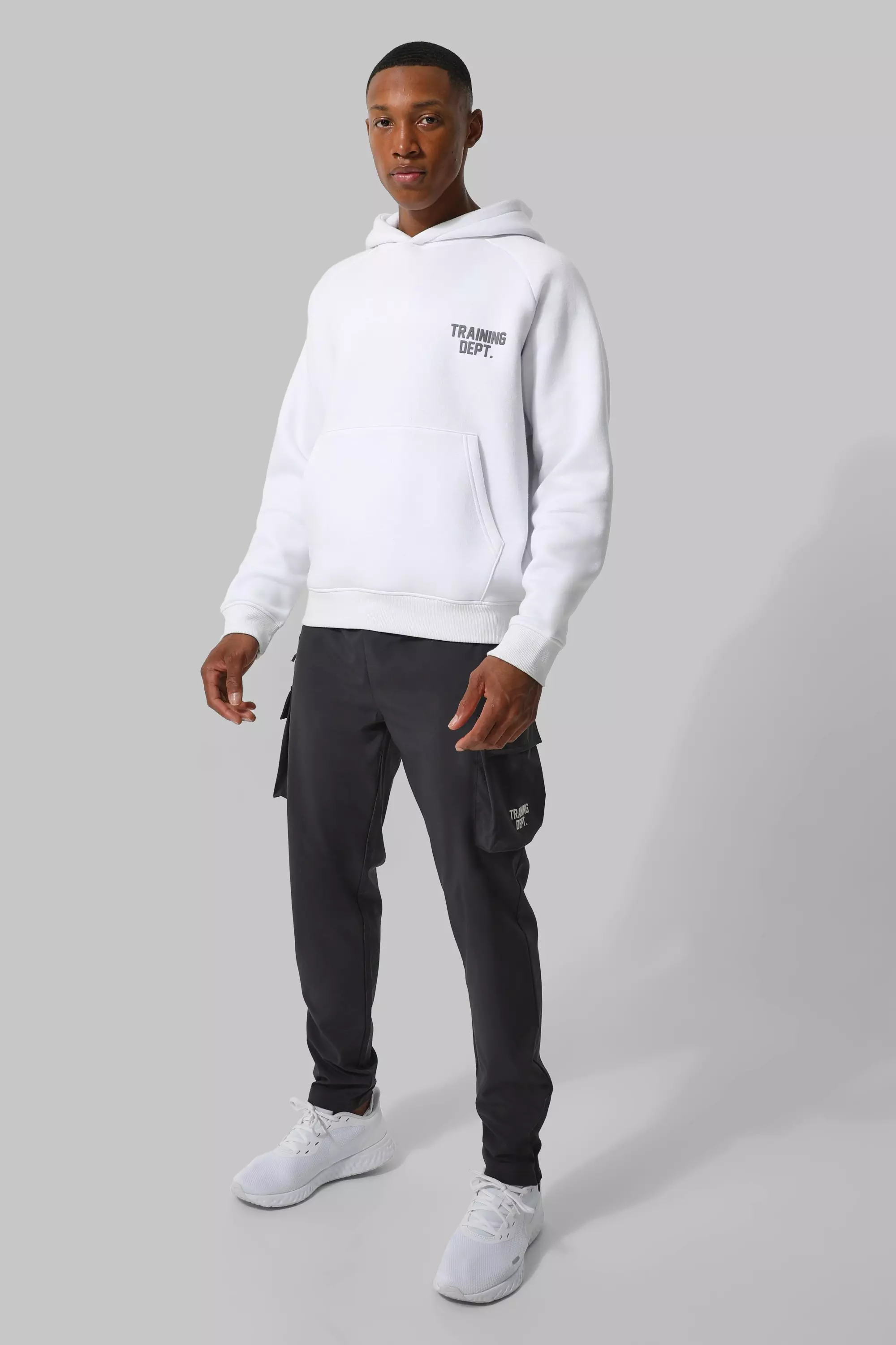 Charcoal Man Active Performance Cargo Joggers alternative image