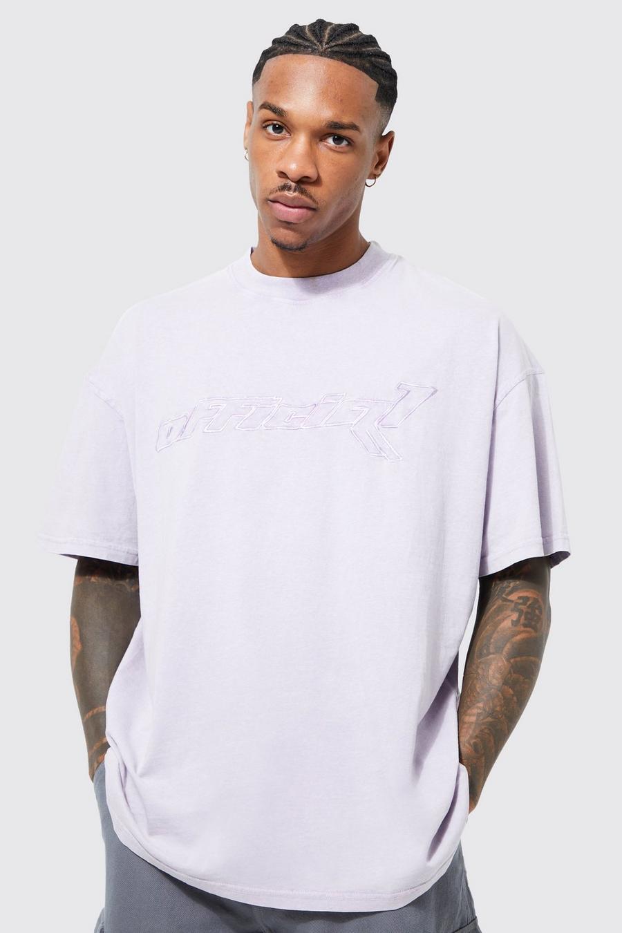 COLLUSION oversized t-shirt in grey acid wash